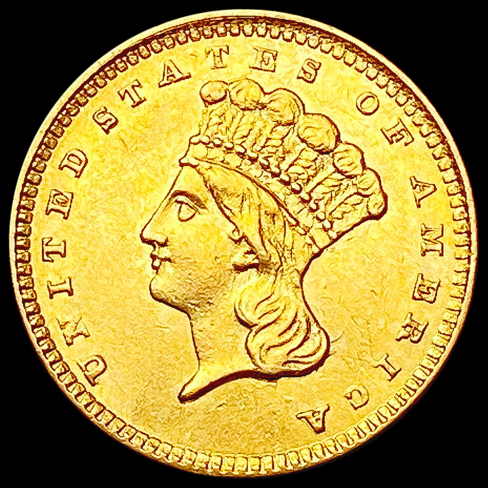 1861 Rare Gold Dollar UNCIRCULATED (1 of 2)