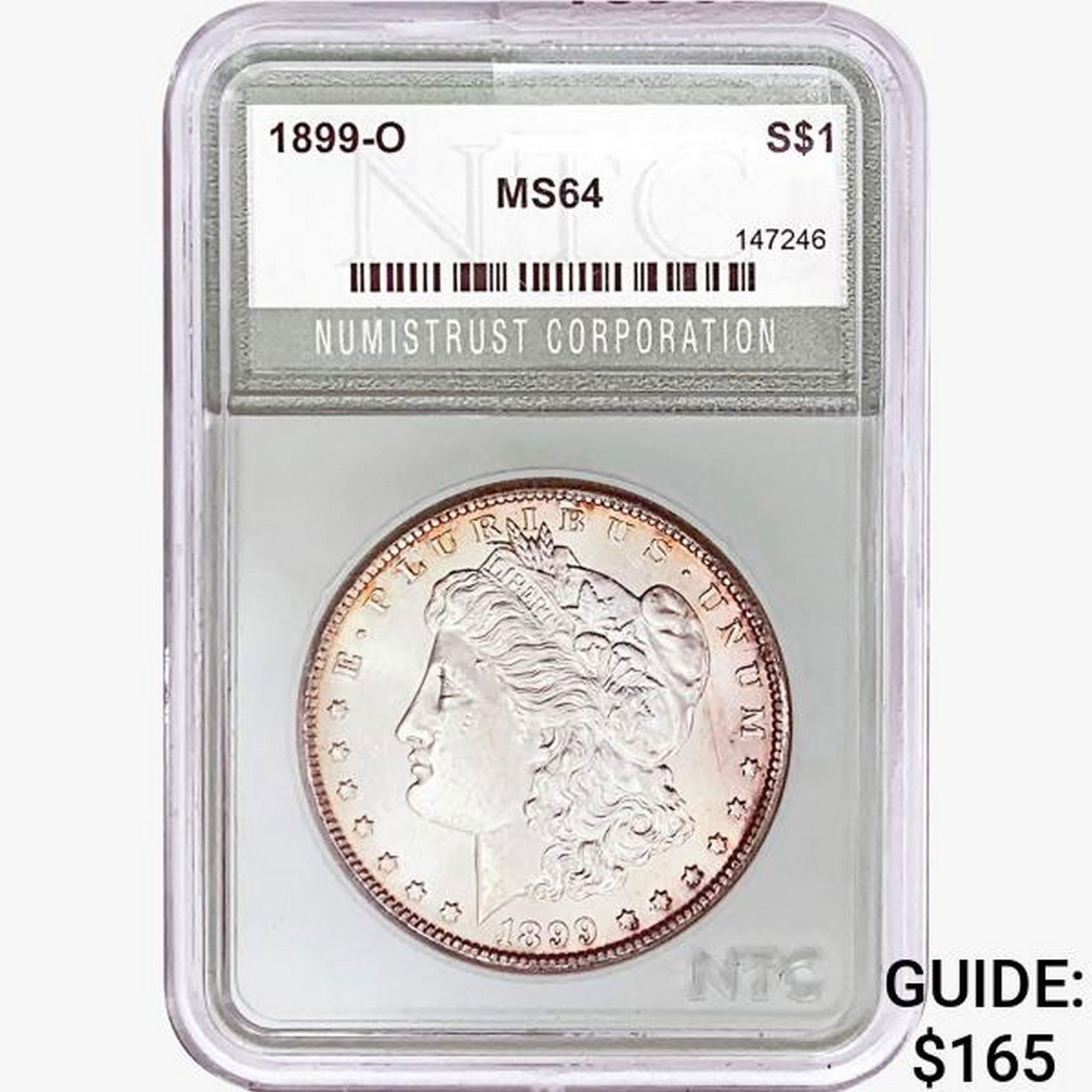 1899-O Morgan Silver Dollar NTC MS64 (1 of 2)