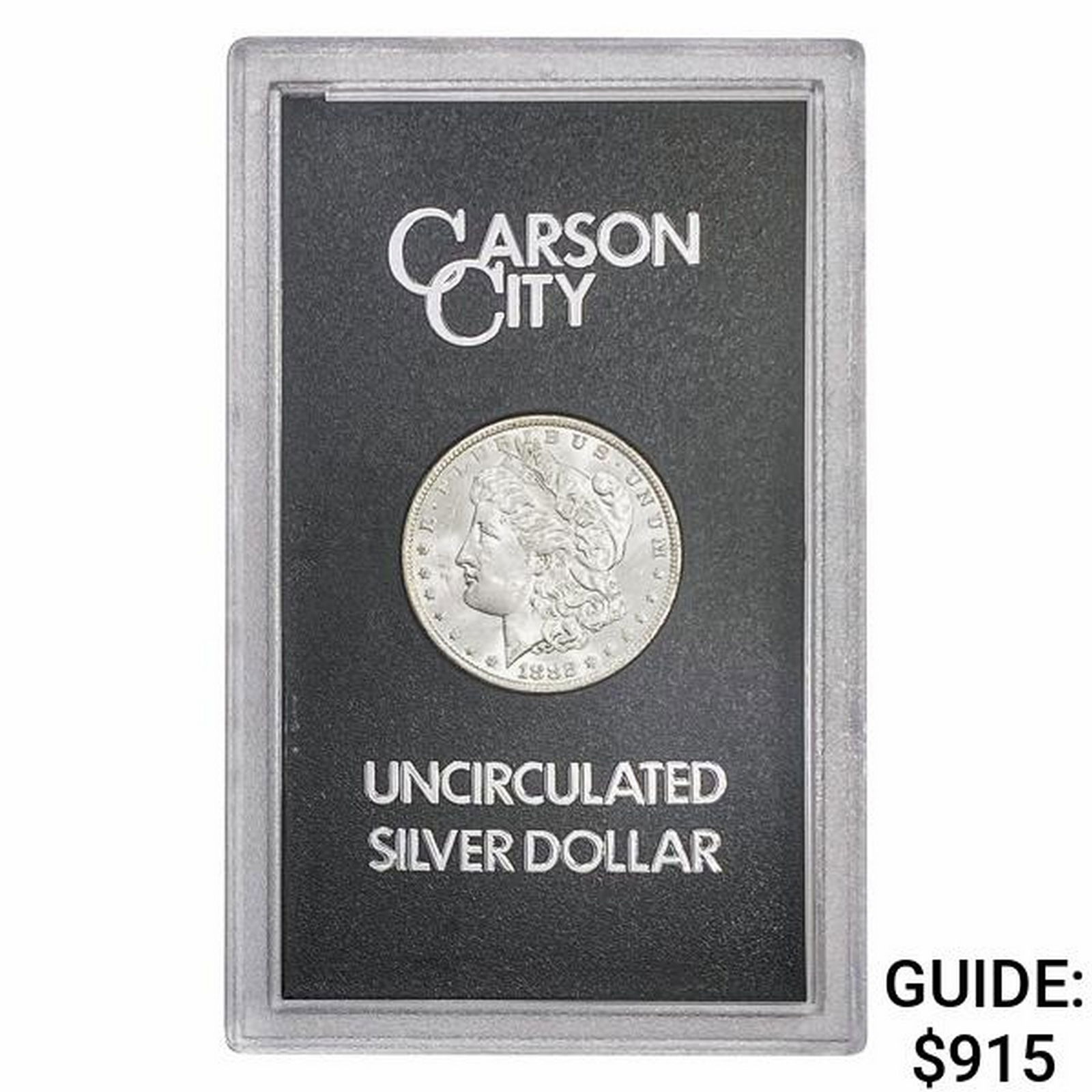 1882-CC Morgan Silver Dollar Carson City UNC (1 of 4)
