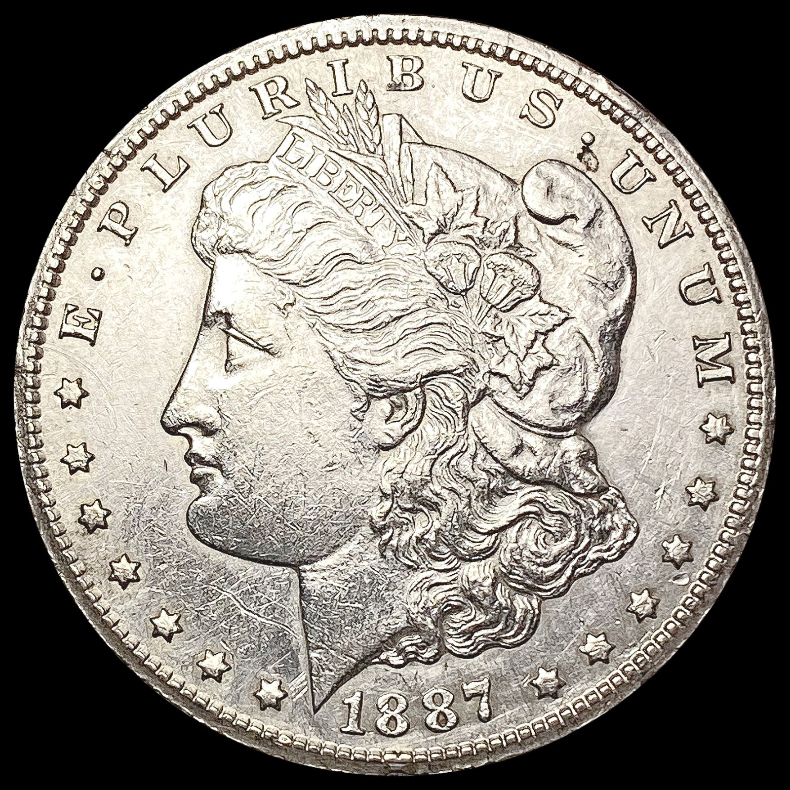 1887-S Morgan Silver Dollar CLOSELY UNCIRCULATED (1 of 2)