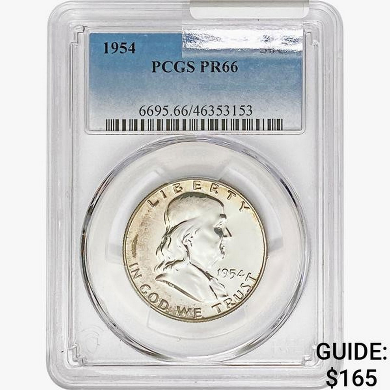 1954 Franklin Half Dollar PCGS PR66 (1 of 2)
