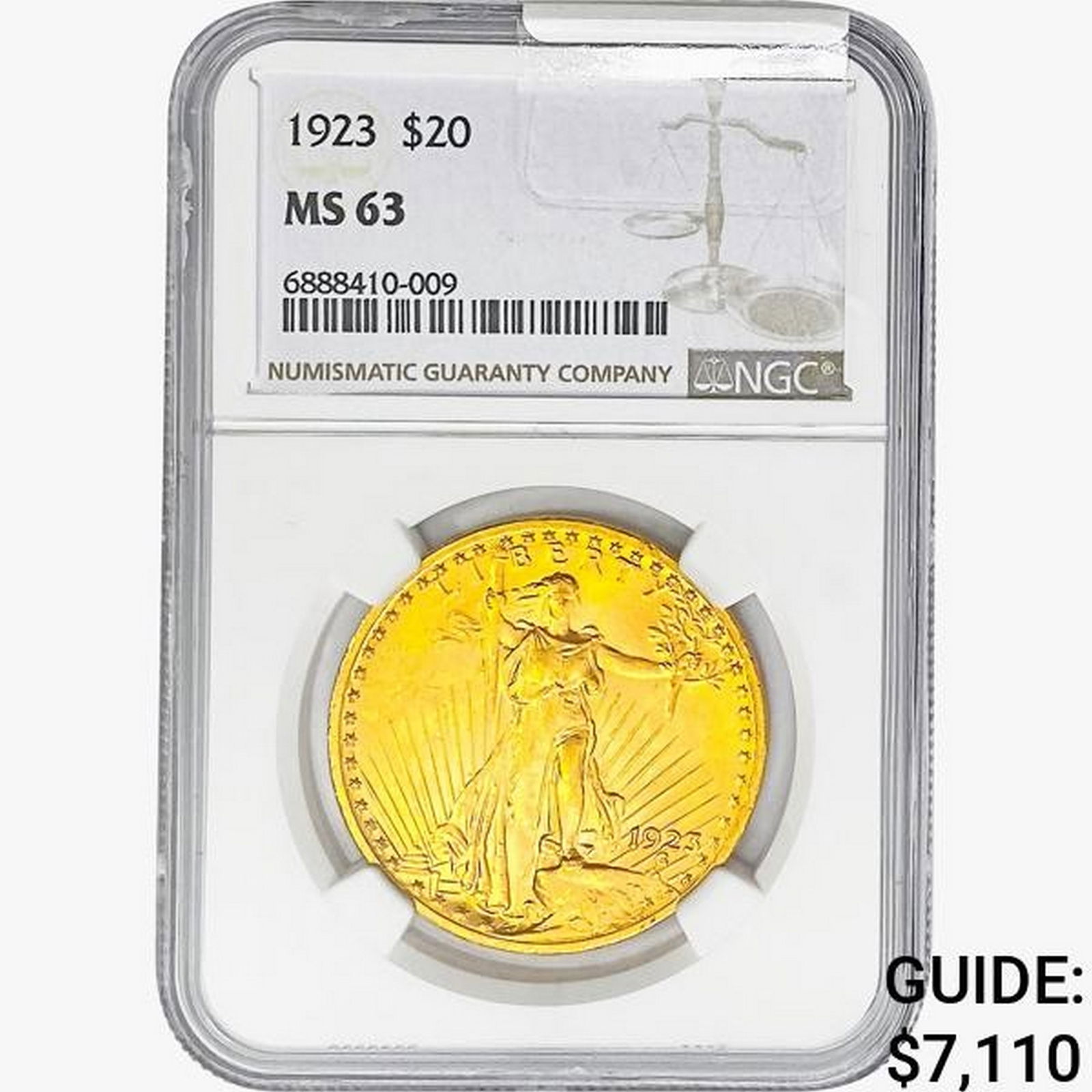 1923 $20 Gold Double Eagle NGC MS63 (1 of 2)
