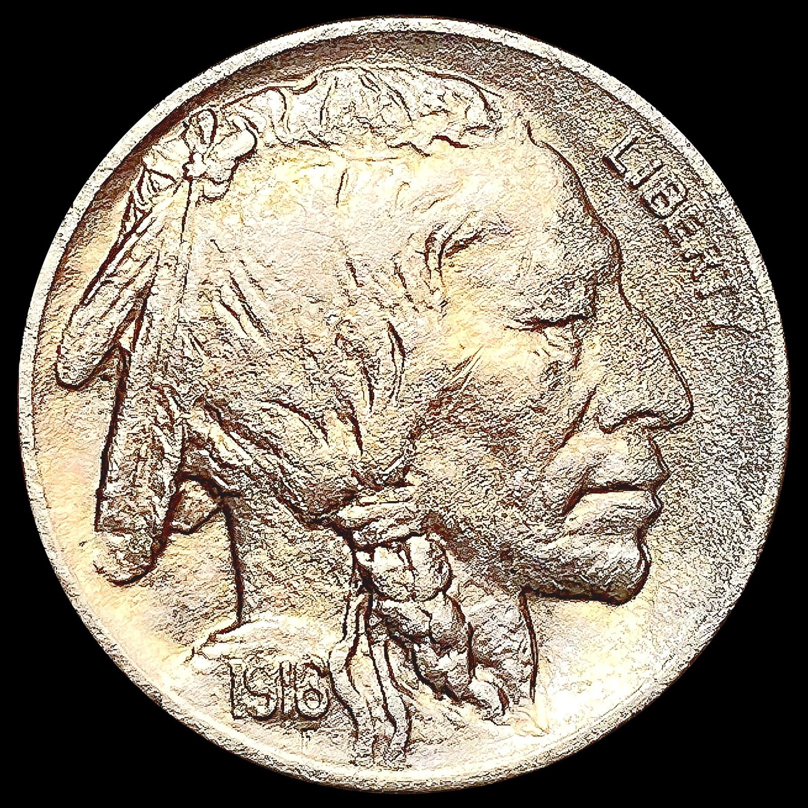 1916-S Buffalo Nickel CLOSELY UNCIRCULATED (1 of 2)
