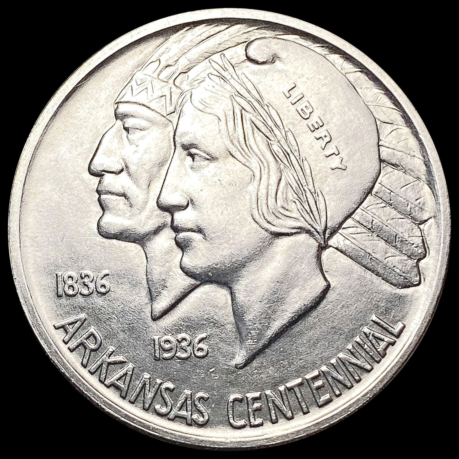 1937-S Arkansas Half Dollar CLOSELY UNCIRCULATED (1 of 2)