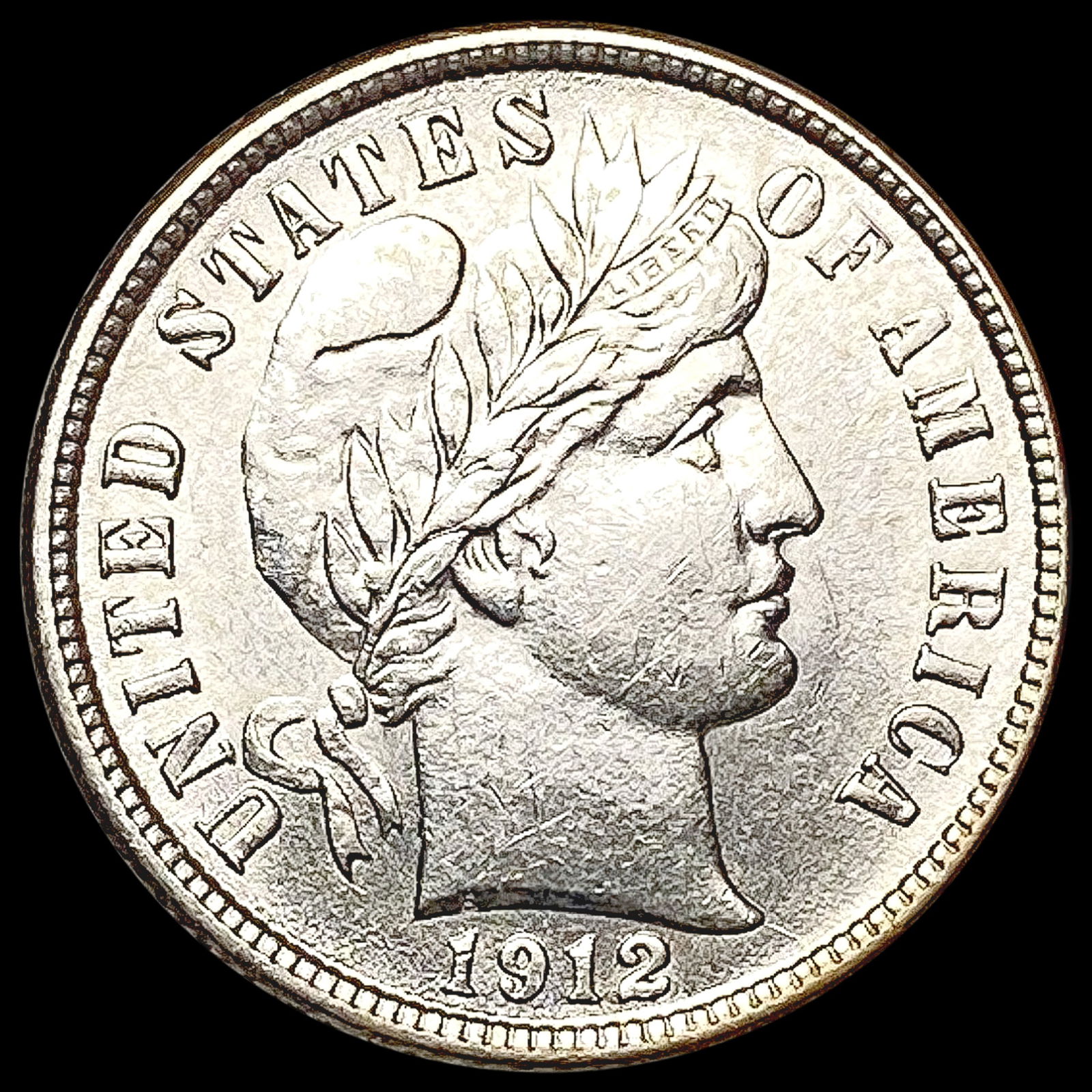 1912 Barber Dime UNCIRCULATED (1 of 2)