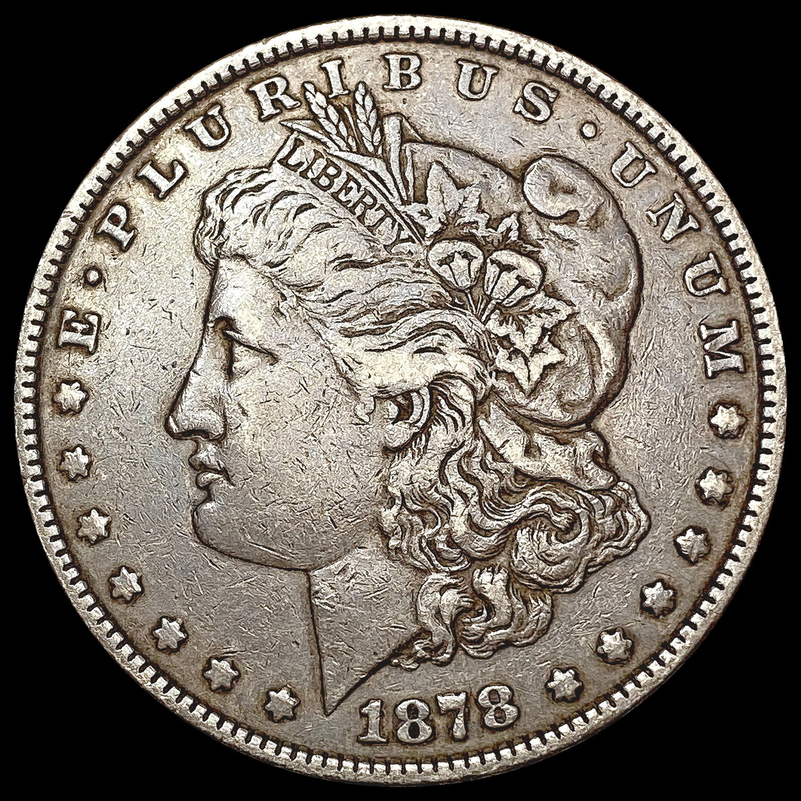 1878 7/8TF Weak Morgan Silver Dollar CLOSELY UNCIRCULATED (1 of 2)