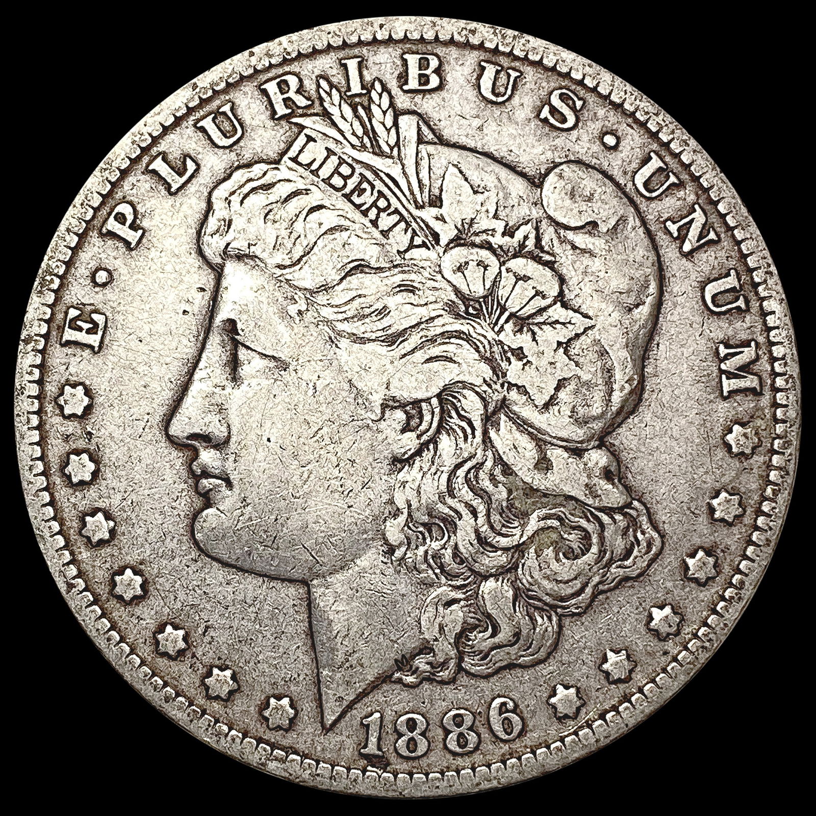 1886-O Morgan Silver Dollar LIGHTLY CIRCULATED (1 of 2)