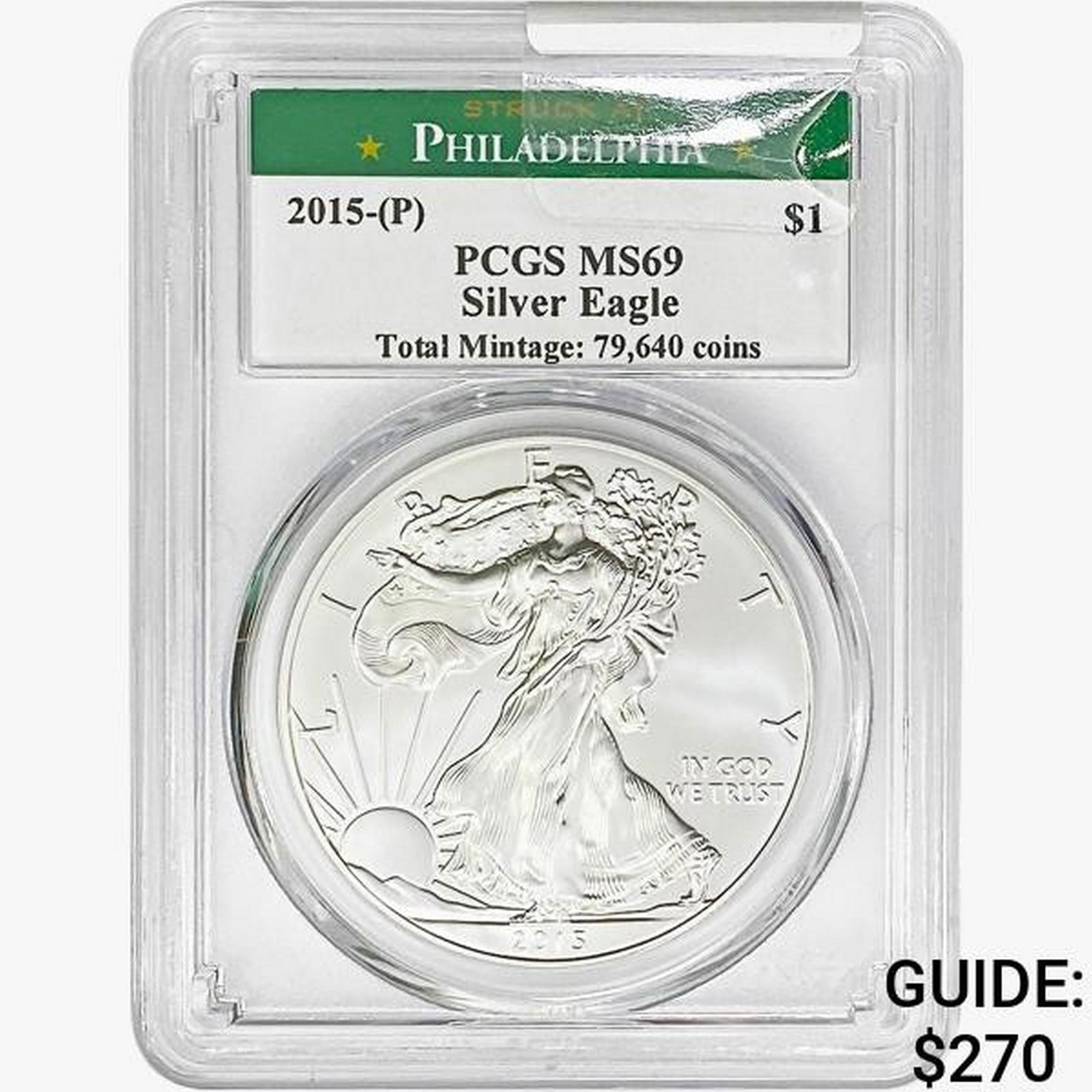 2015-P Silver Eagle PCGS MS69 (1 of 2)