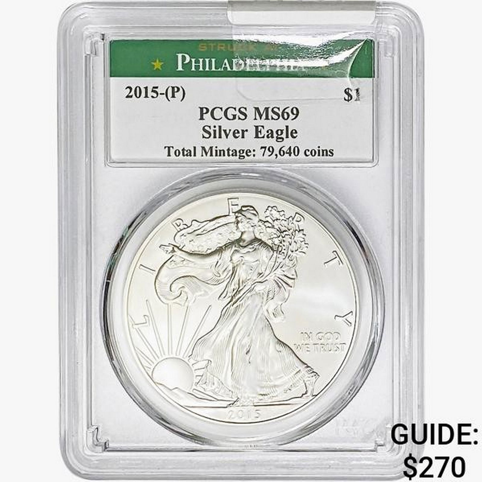 2015-P Silver Eagle PCGS MS69 (1 of 2)