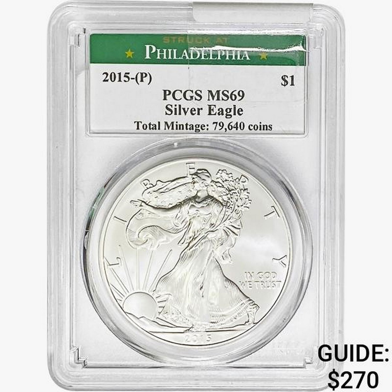 2015-P Silver Eagle PCGS MS69 (1 of 2)
