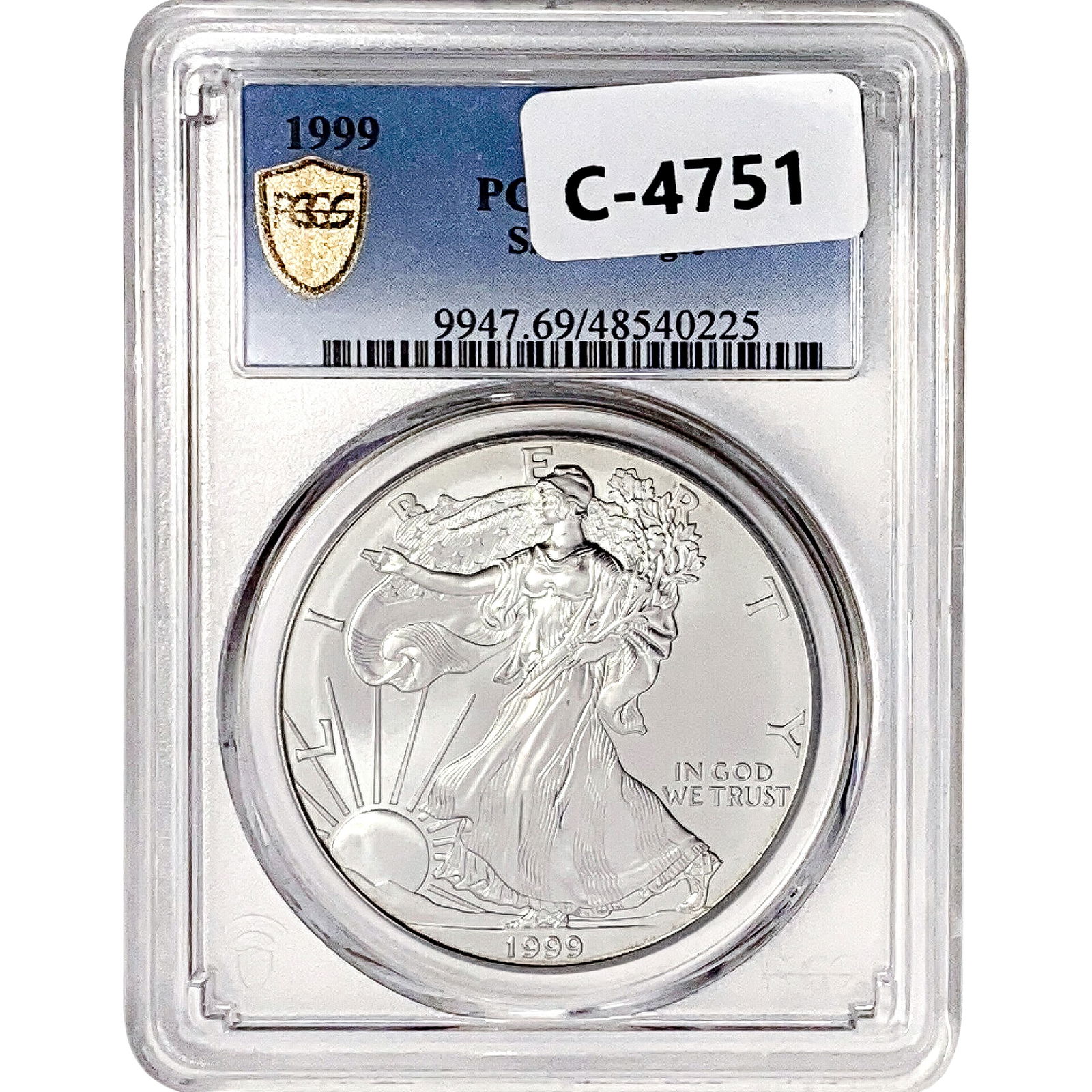 1999 Silver Eagle PCGS MS69 (1 of 2)