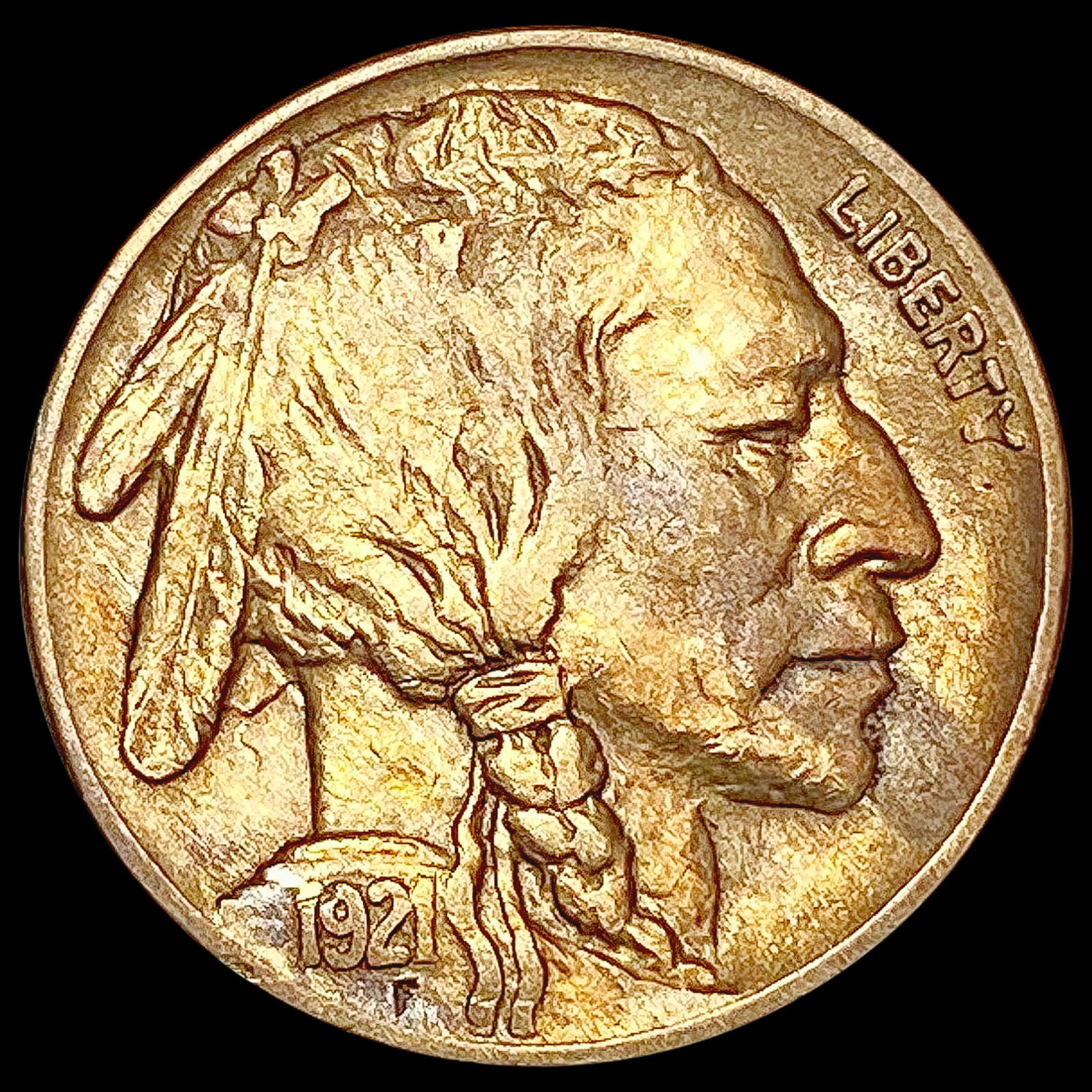 1921 Buffalo Nickel UNCIRCULATED (1 of 2)