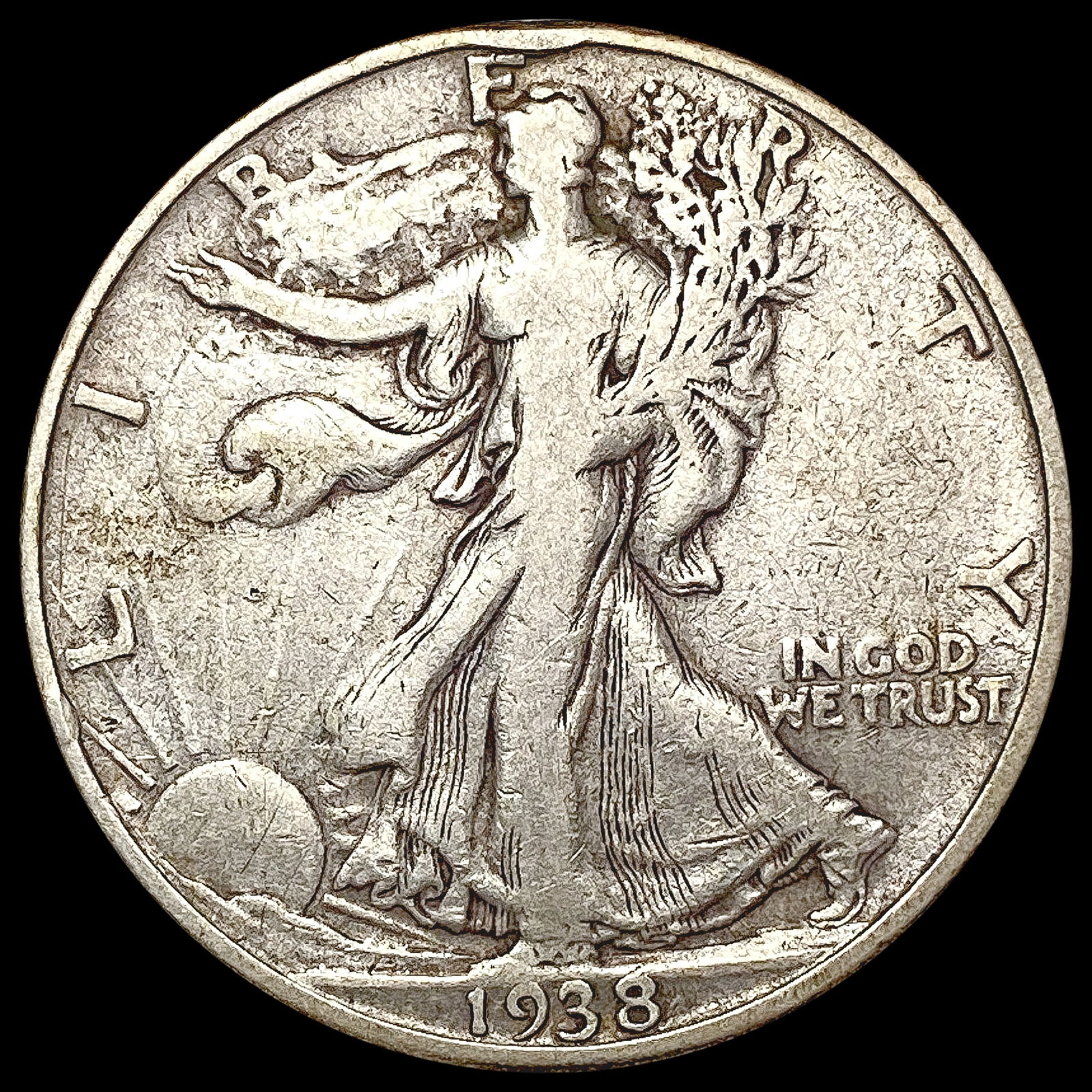 1933-D Walking Liberty Half Dollar LIGHTLY CIRCULATED (1 of 2)