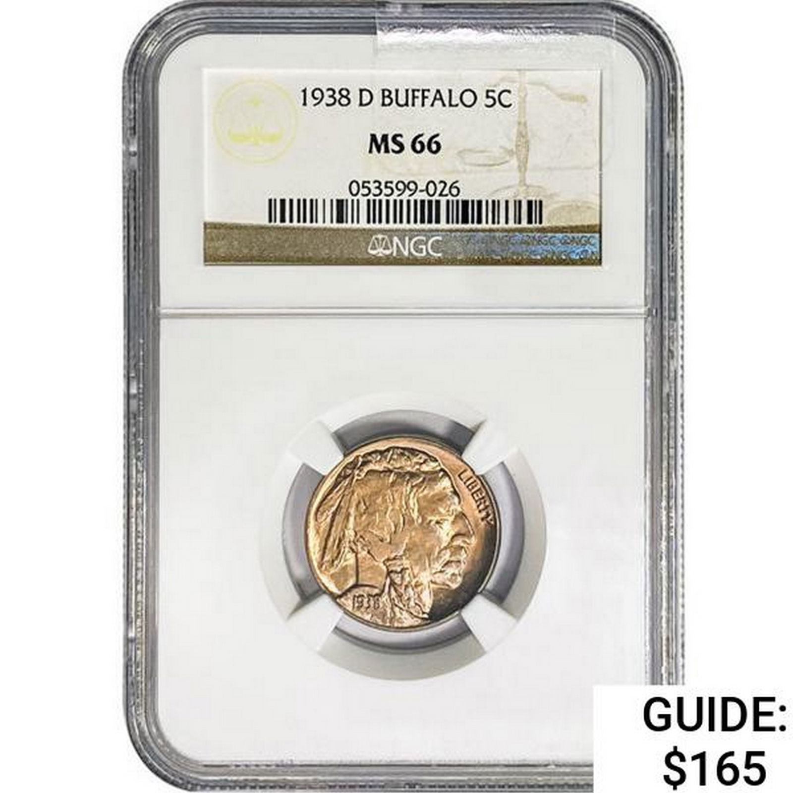 1938-D Buffalo Nickel NGC MS66 (1 of 2)