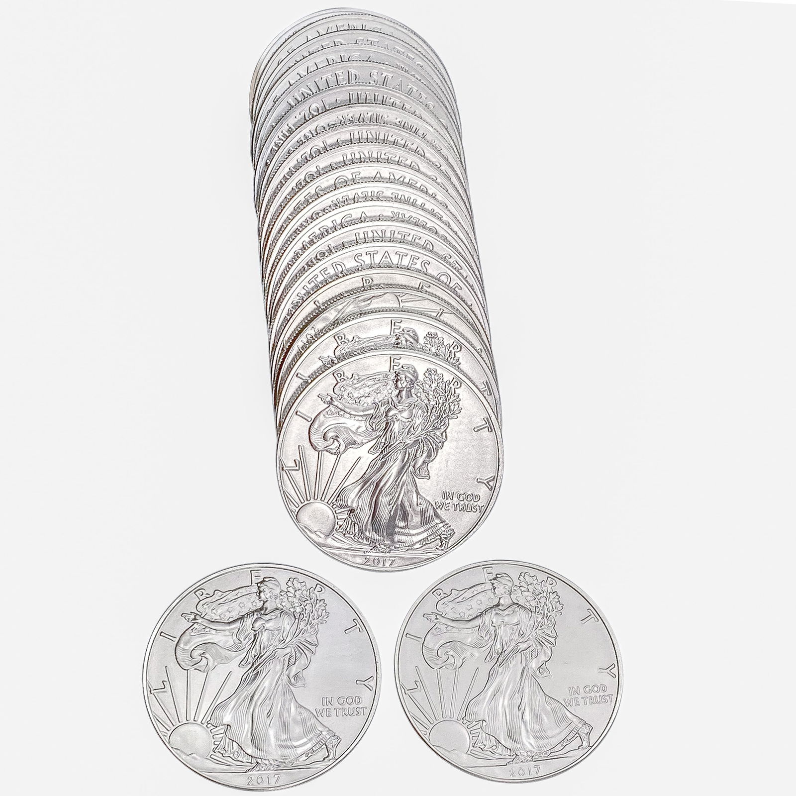 [20] 2017 Silver Eagle Roll (1 of 5)