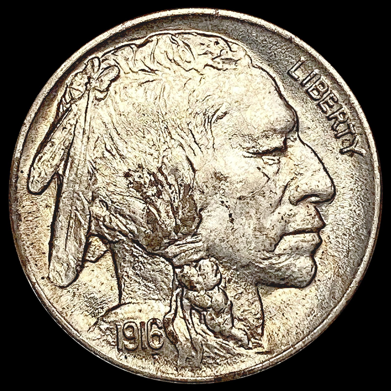 1916 Buffalo Nickel UNCIRCULATED (1 of 2)
