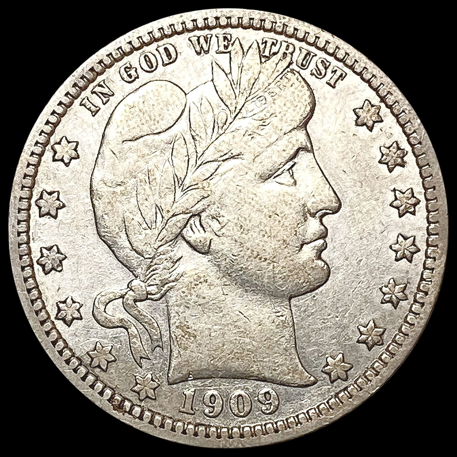 1909 Barber Quarter CLOSELY UNCIRCULATED (1 of 2)