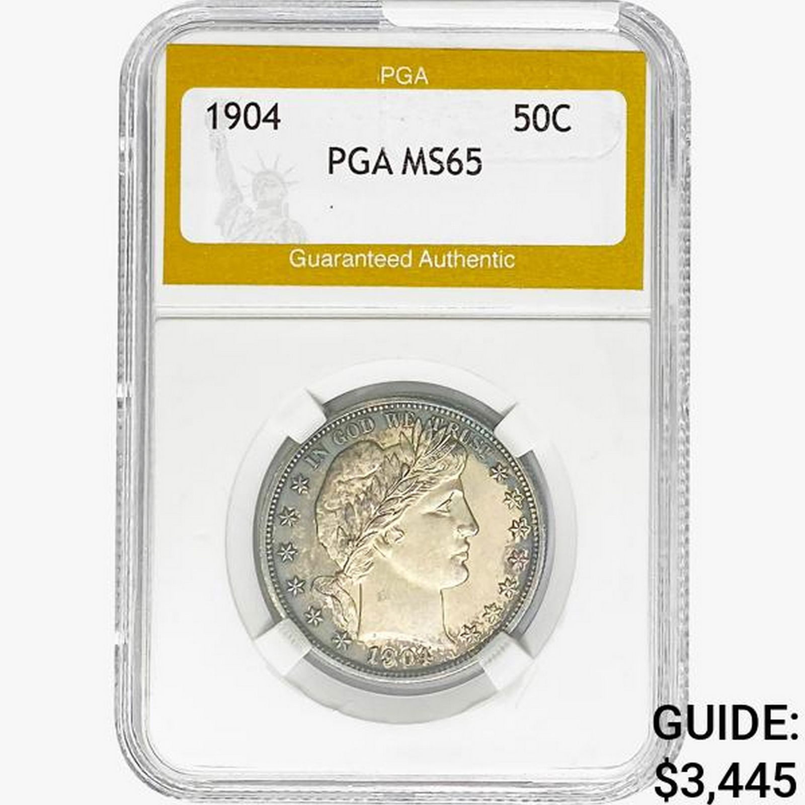 1904 Barber Half Dollar PGA MS65 (1 of 2)