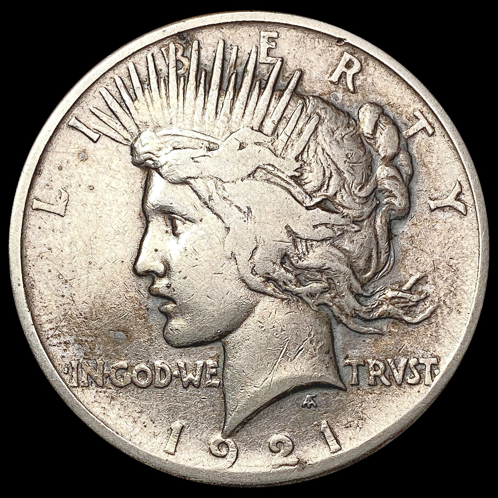 1921 Silver Peace Dollar NICELY CIRCULATED (1 of 2)