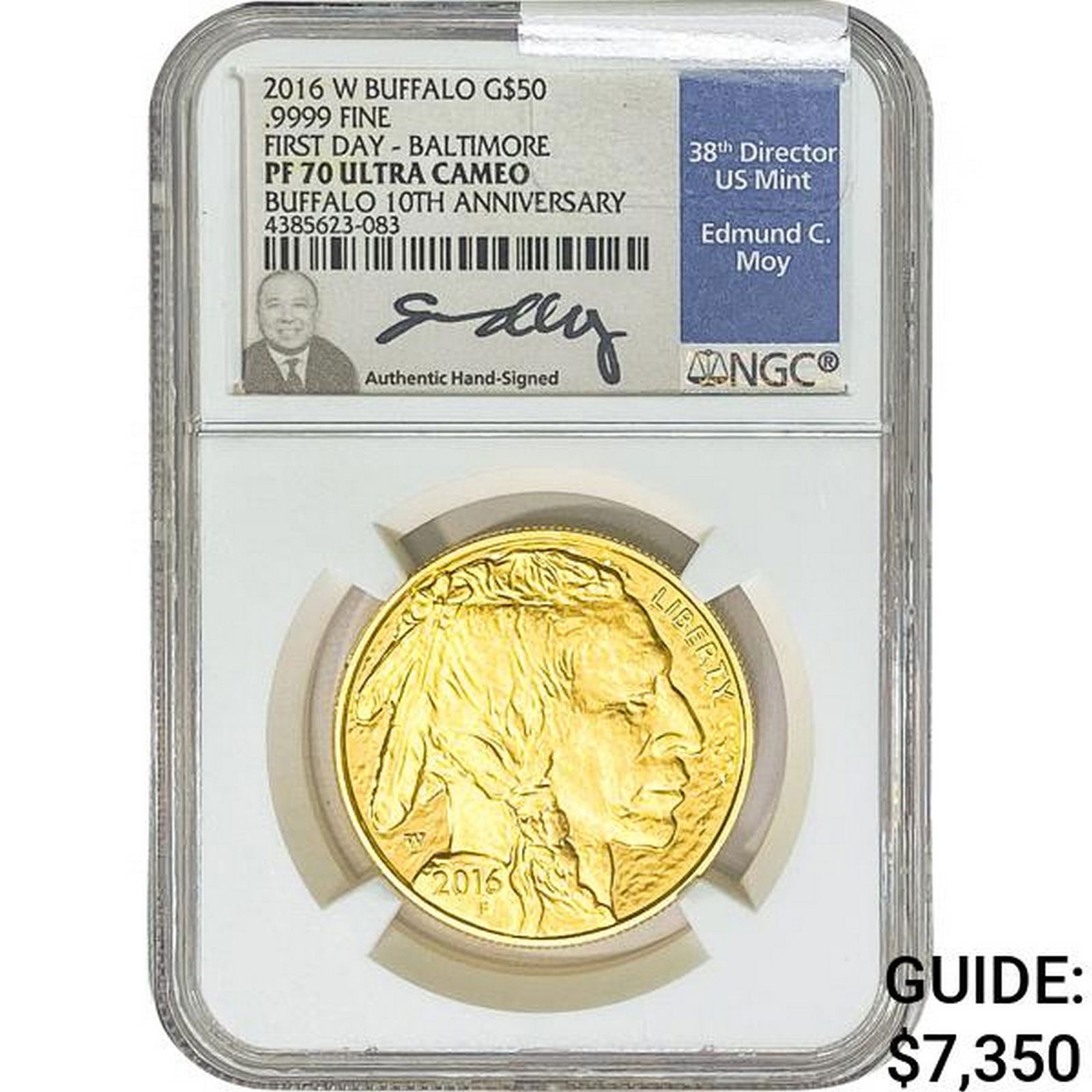 2016-W 1oz Gold $50 Buffalo NGC PF70 ULTRA CAMEO (1 of 2)