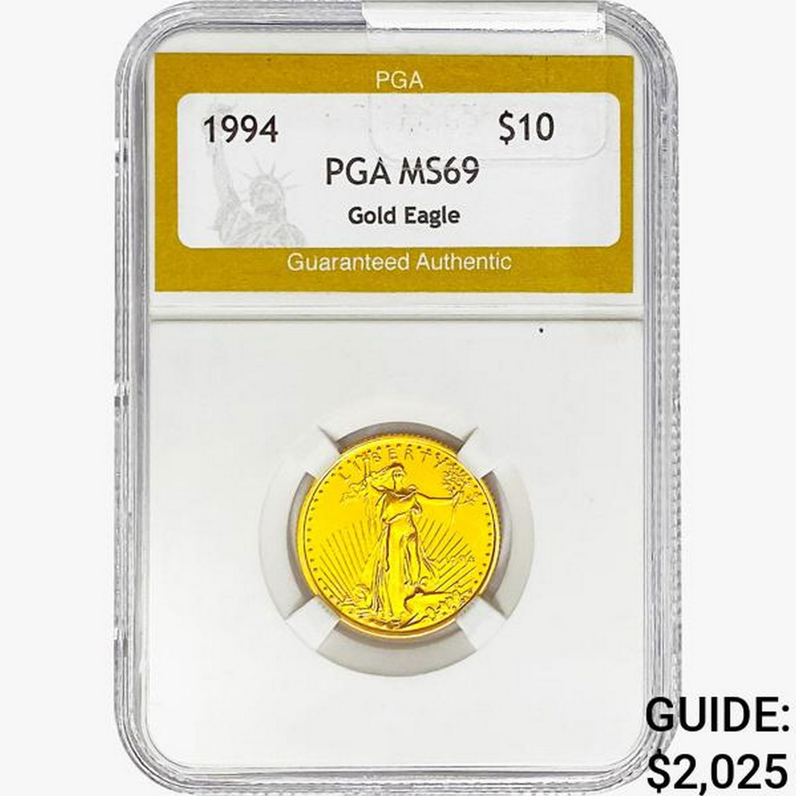 1994 1/4oz $10 AGE PGA MS69 (1 of 2)