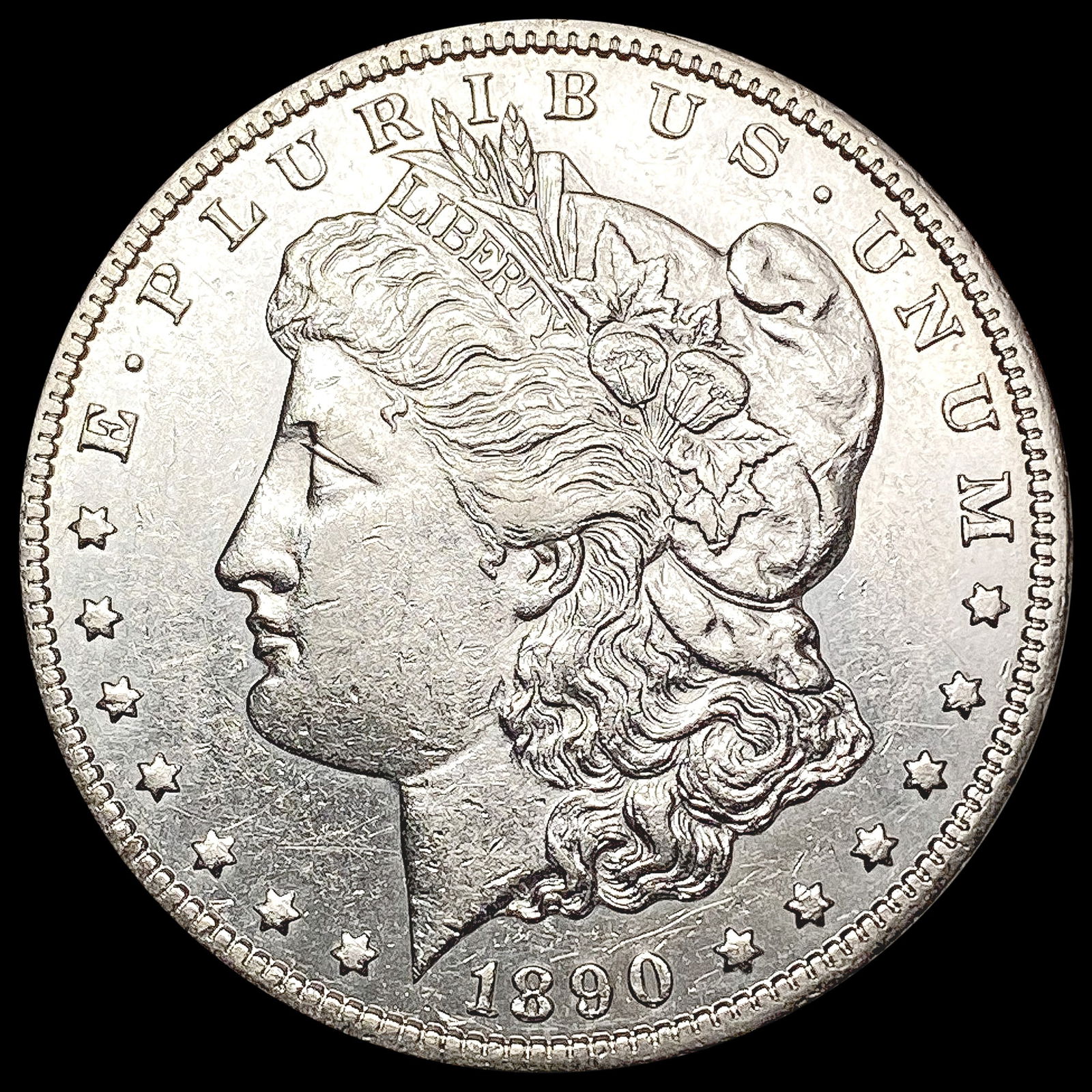 1890-CC Morgan Silver Dollar UNCIRCULATED (1 of 2)