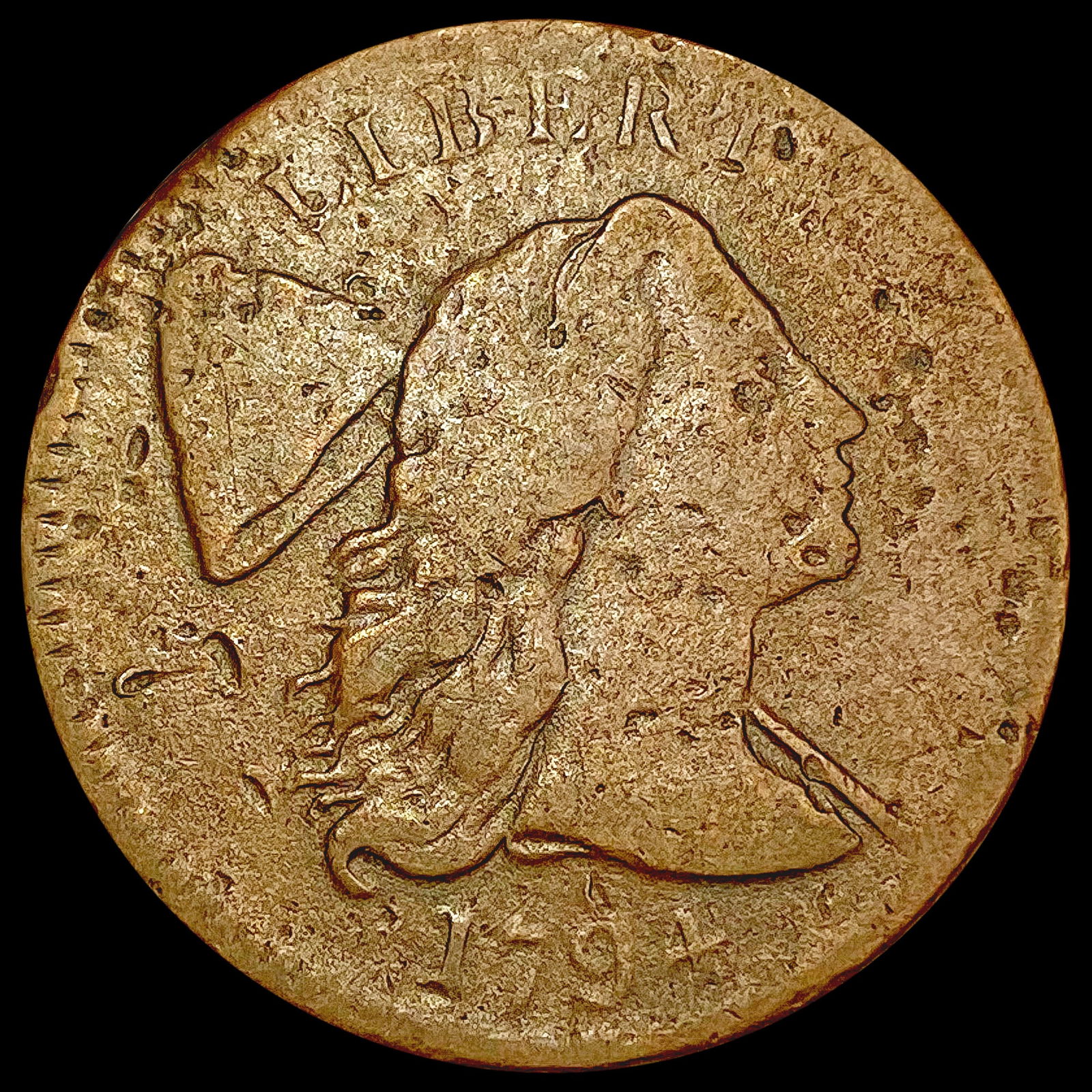 1794 Liberty Cap Cent NICELY CIRCULATED (1 of 2)