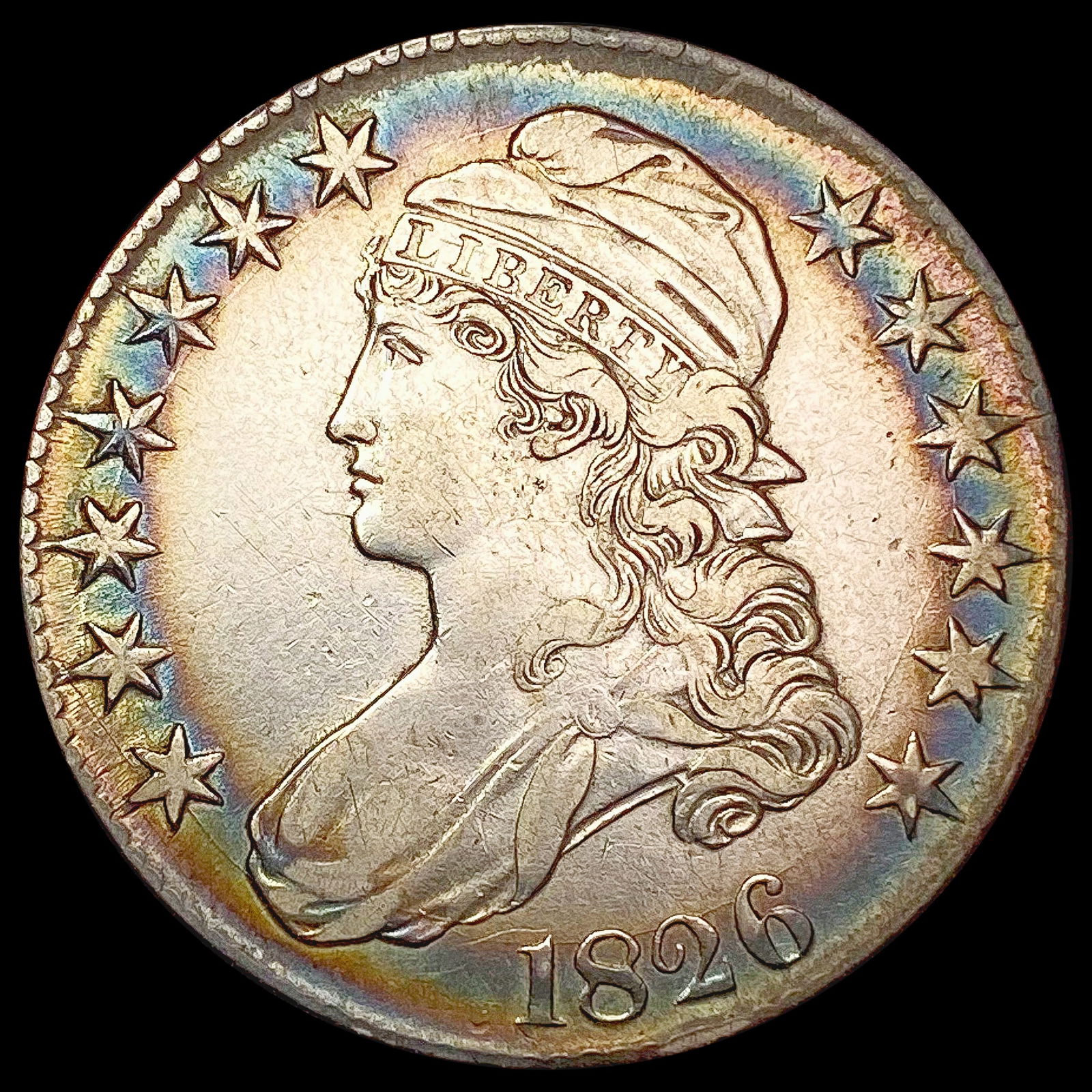 1826 Capped Bust Half Dollar CLOSELY UNCIRCULATED (1 of 2)