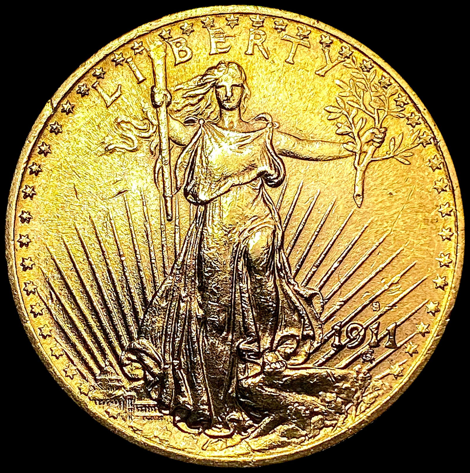 1911-S $20 Gold Double Eagle UNCIRCULATED (1 of 2)