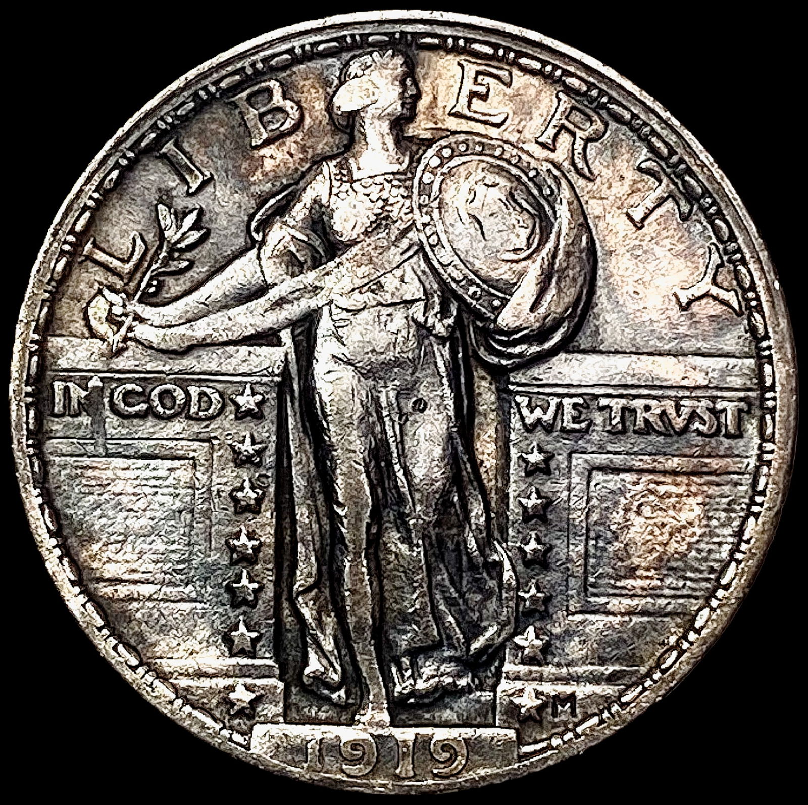 1919 Standing Liberty Quarter NEARLY UNCIRCULATED (1 of 2)