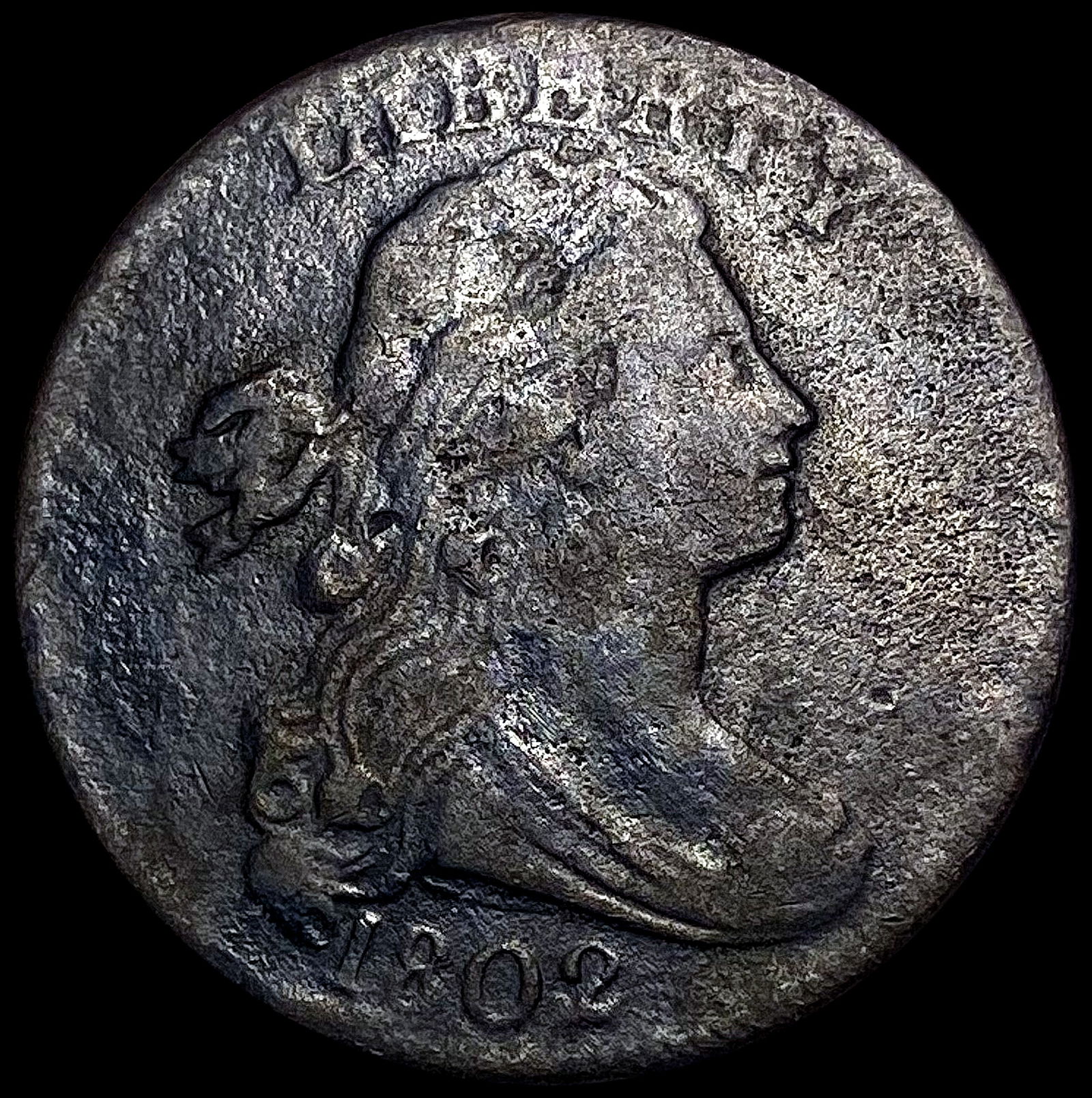 1802 Draped Bust Large Cent NICELY CIRCULATED (1 of 2)