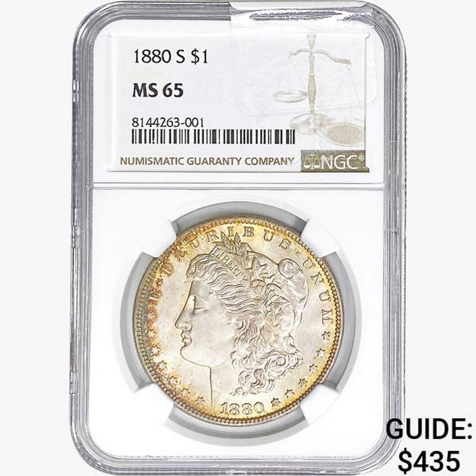 1880-S Morgan Silver Dollar NGC MS65 (1 of 2)