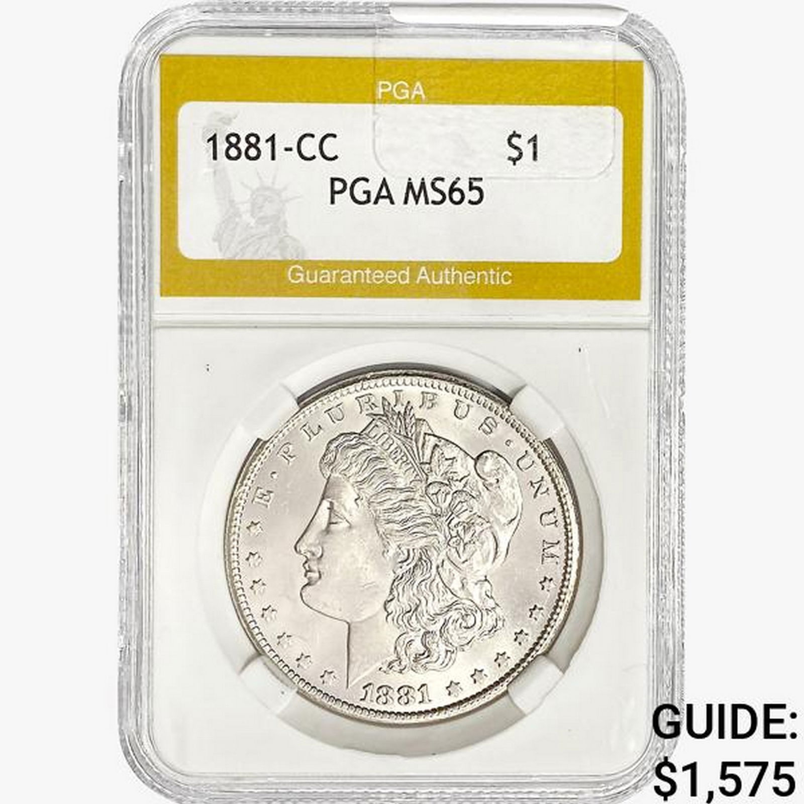 1881-CC Morgan Silver Dollar PGA MS65 (1 of 2)