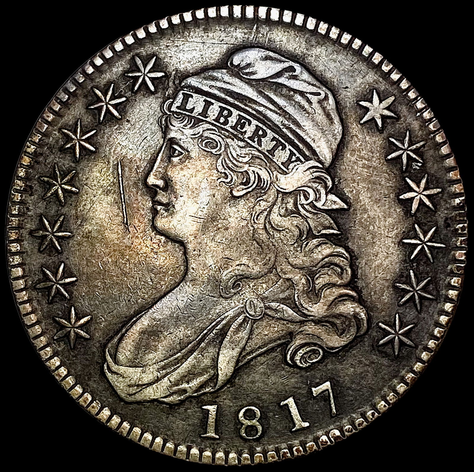 1817 Capped Bust Half Dollar LIGHTLY CIRCULATED (1 of 2)