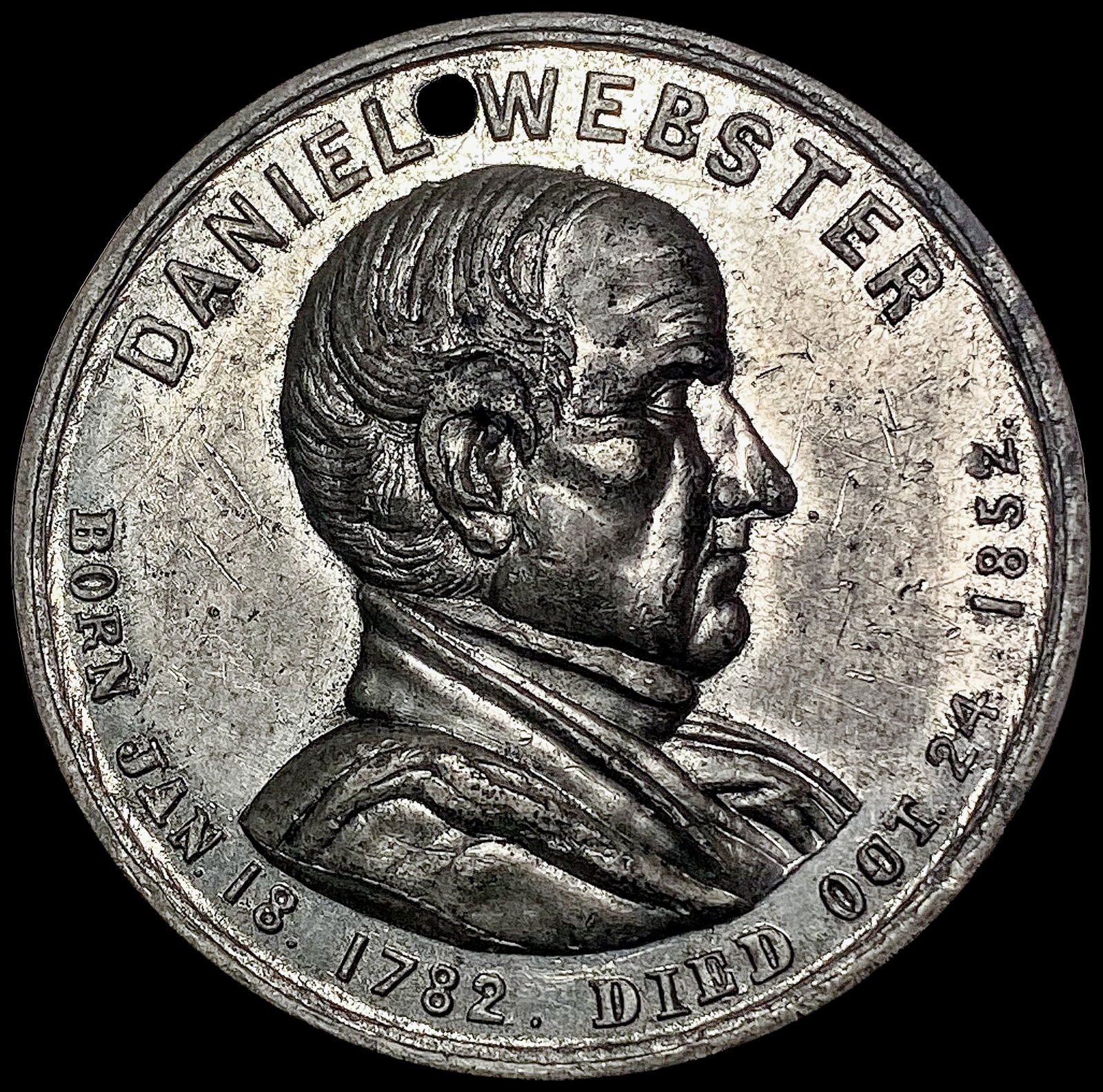 Daniel Webster Medal HIGH GRADE (1 of 2)