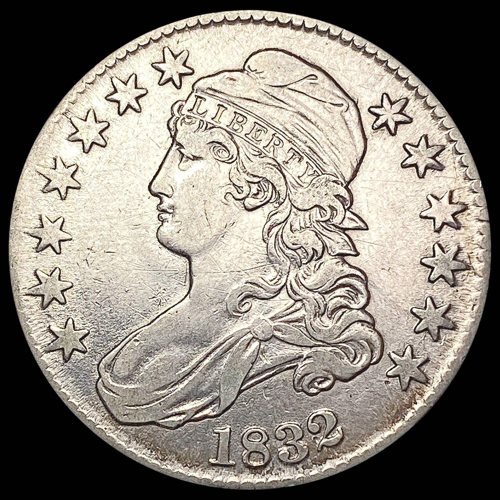 1832 Capped Bust Half Dollar CLOSELY UNCIRCULATED (1 of 2)