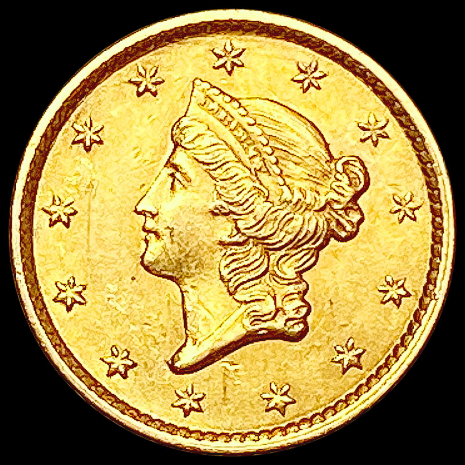 1852 Rare Gold Dollar UNCIRCULATED (1 of 2)
