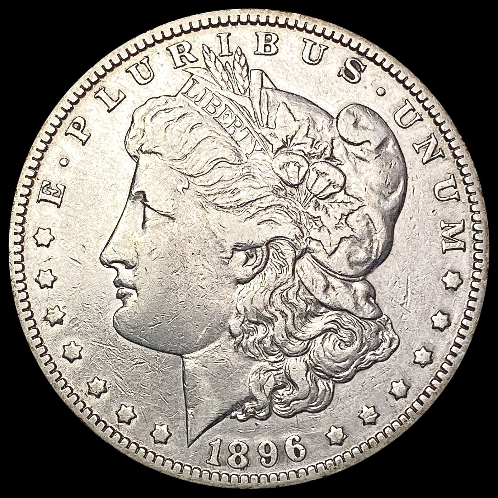 1896-O Morgan Silver Dollar NEARLY UNCIRCULATED (1 of 2)
