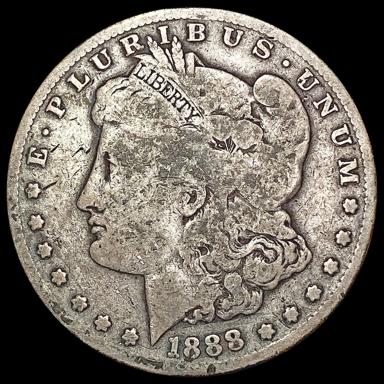 1888-S Morgan Silver Dollar NICELY CIRCULATED (1 of 2)
