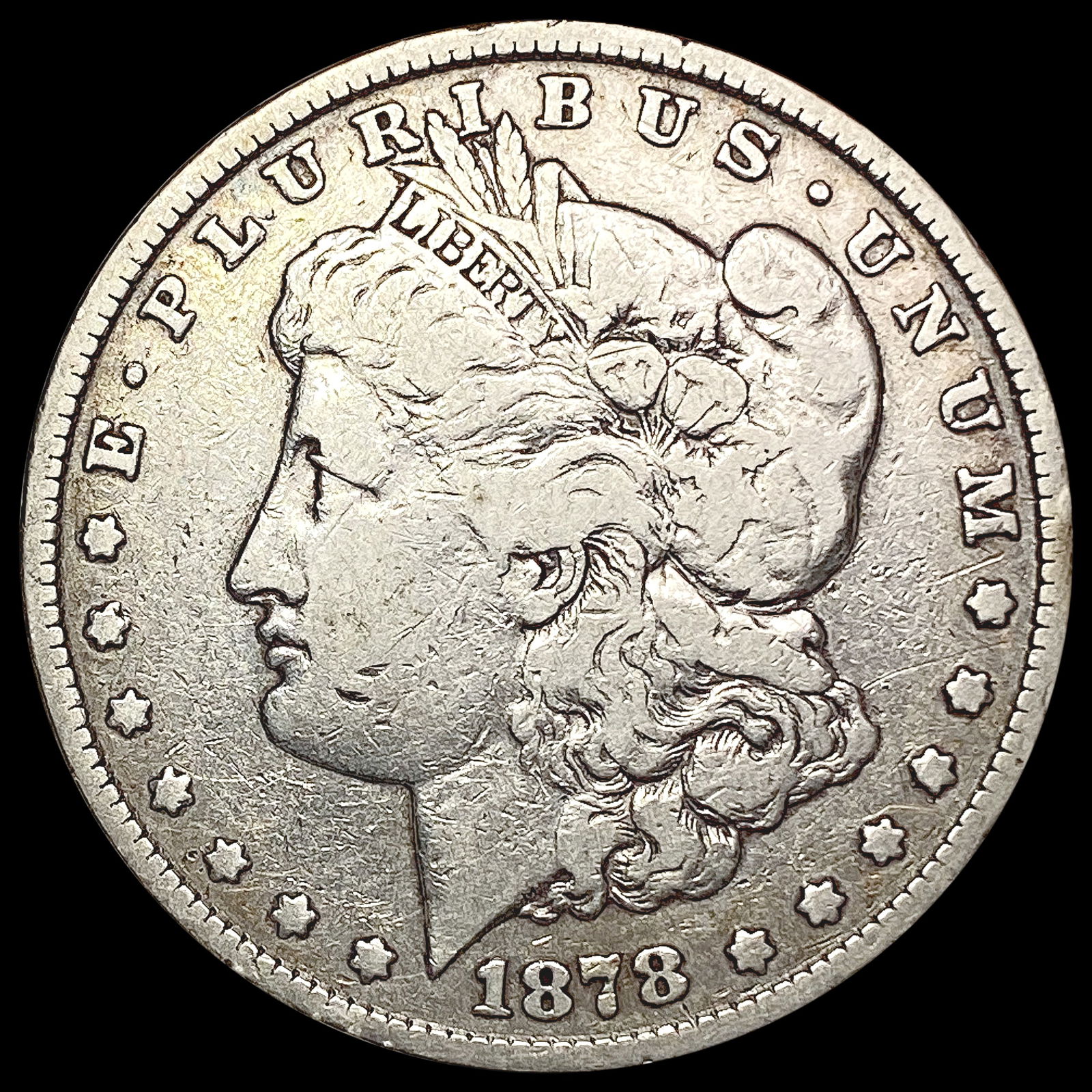 1878-CC Morgan Silver Dollar LIGHTLY CIRCULATED (1 of 2)