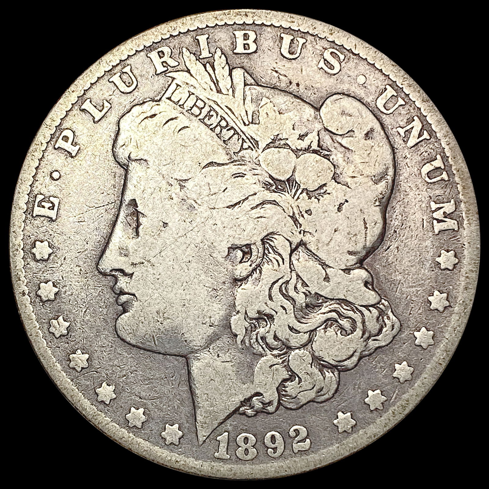1892-O Morgan Silver Dollar LIGHTLY CIRCULATED (1 of 2)