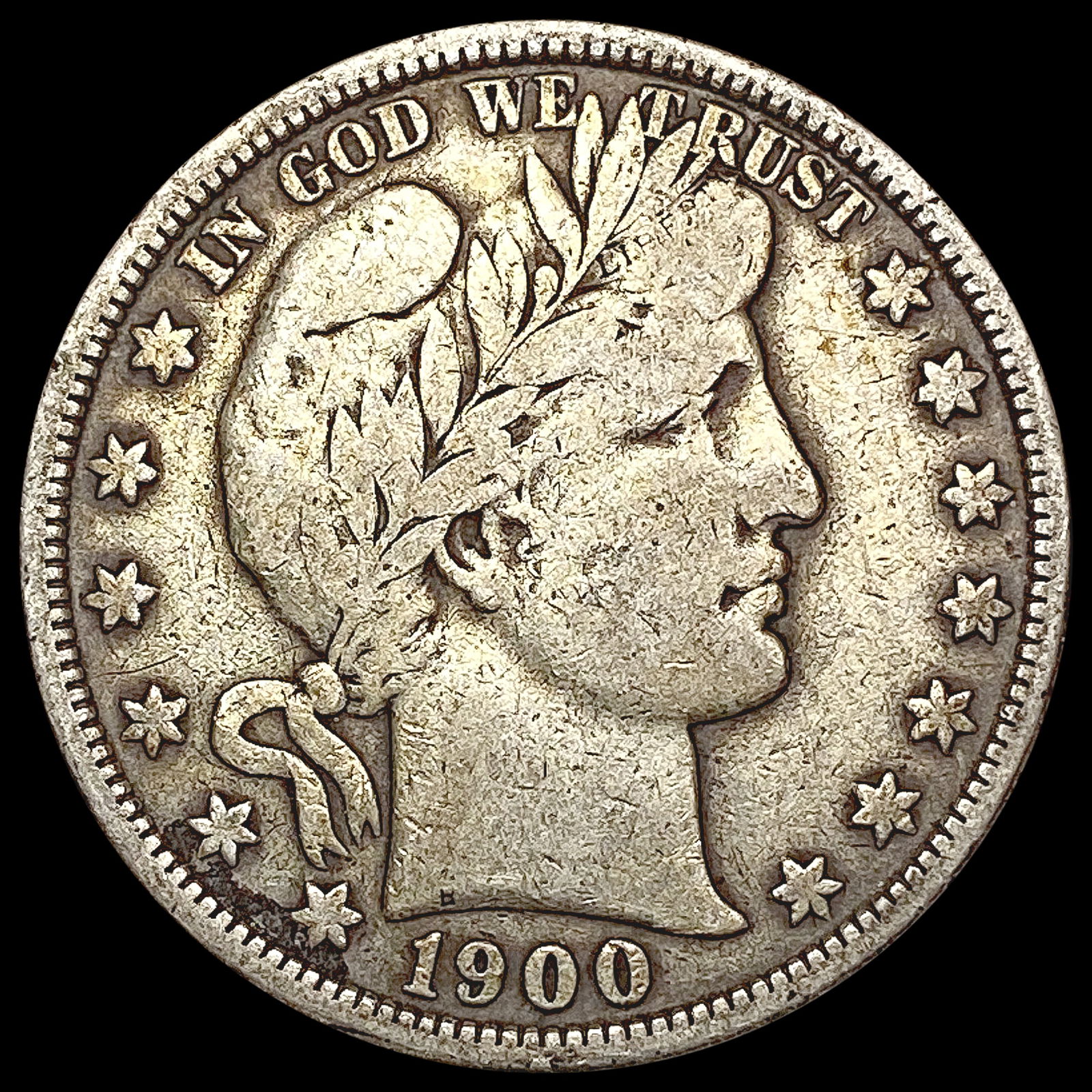 1900-O Barber Half Dollar NICELY CIRCULATED (1 of 2)