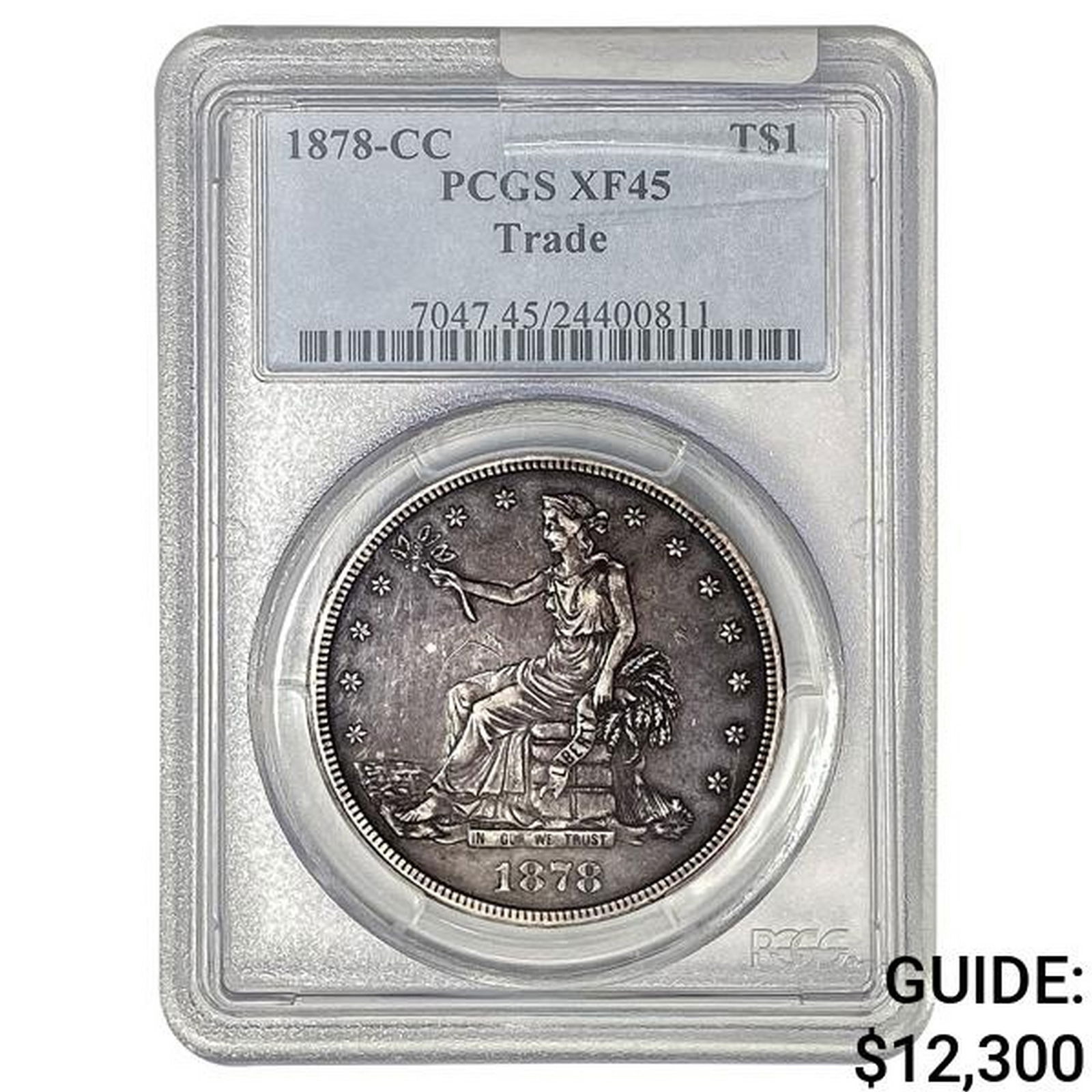 1878-CC Silver Trade Dollar PCGS XF45 (1 of 2)