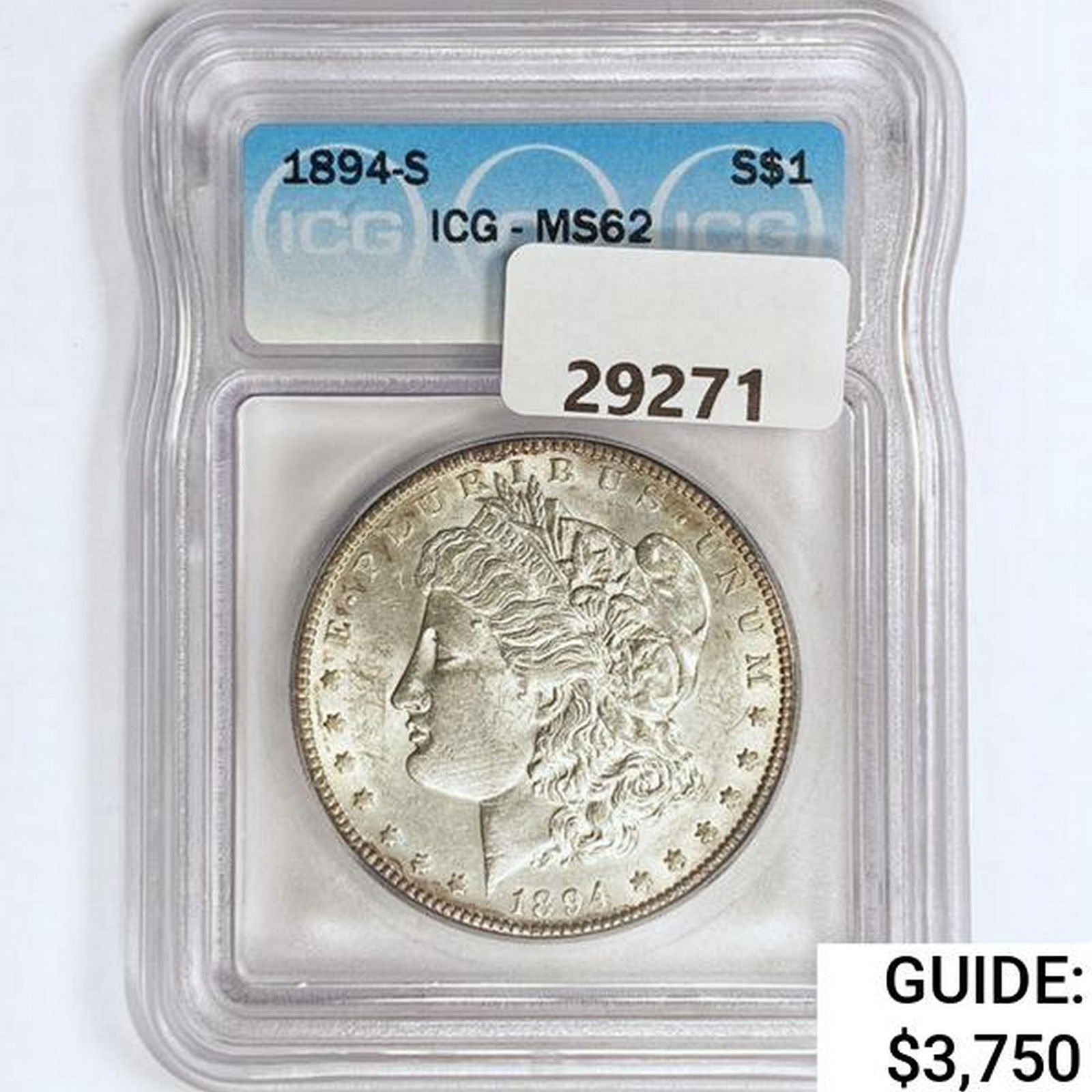 1894-S Morgan Silver Dollar ICG MS62 (1 of 2)