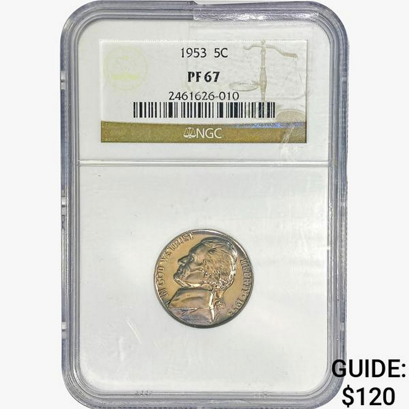 1953 Jefferson Nickel NGC PF67 (1 of 2)