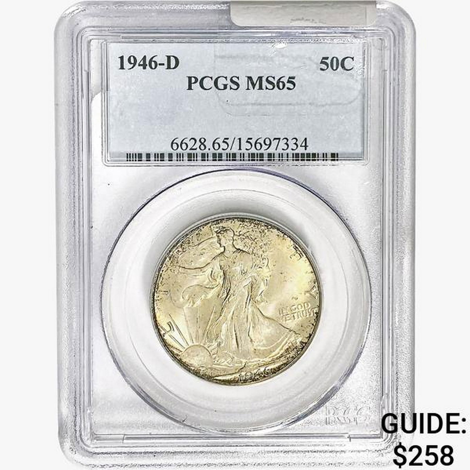 1946-D Walking Liberty Half Dollar PCGS MS65 (1 of 2)