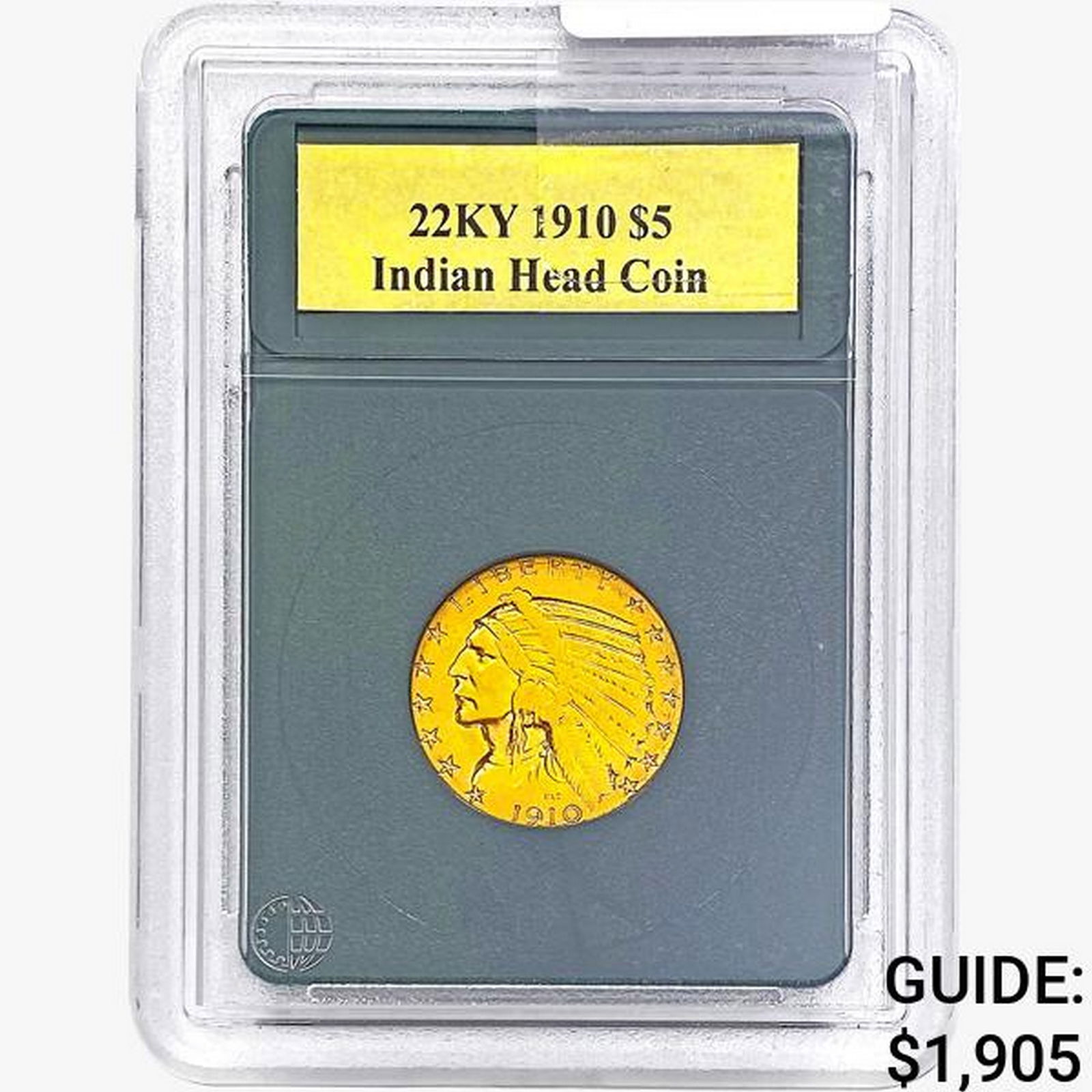 1910 $5 Gold Half Eagle (1 of 2)