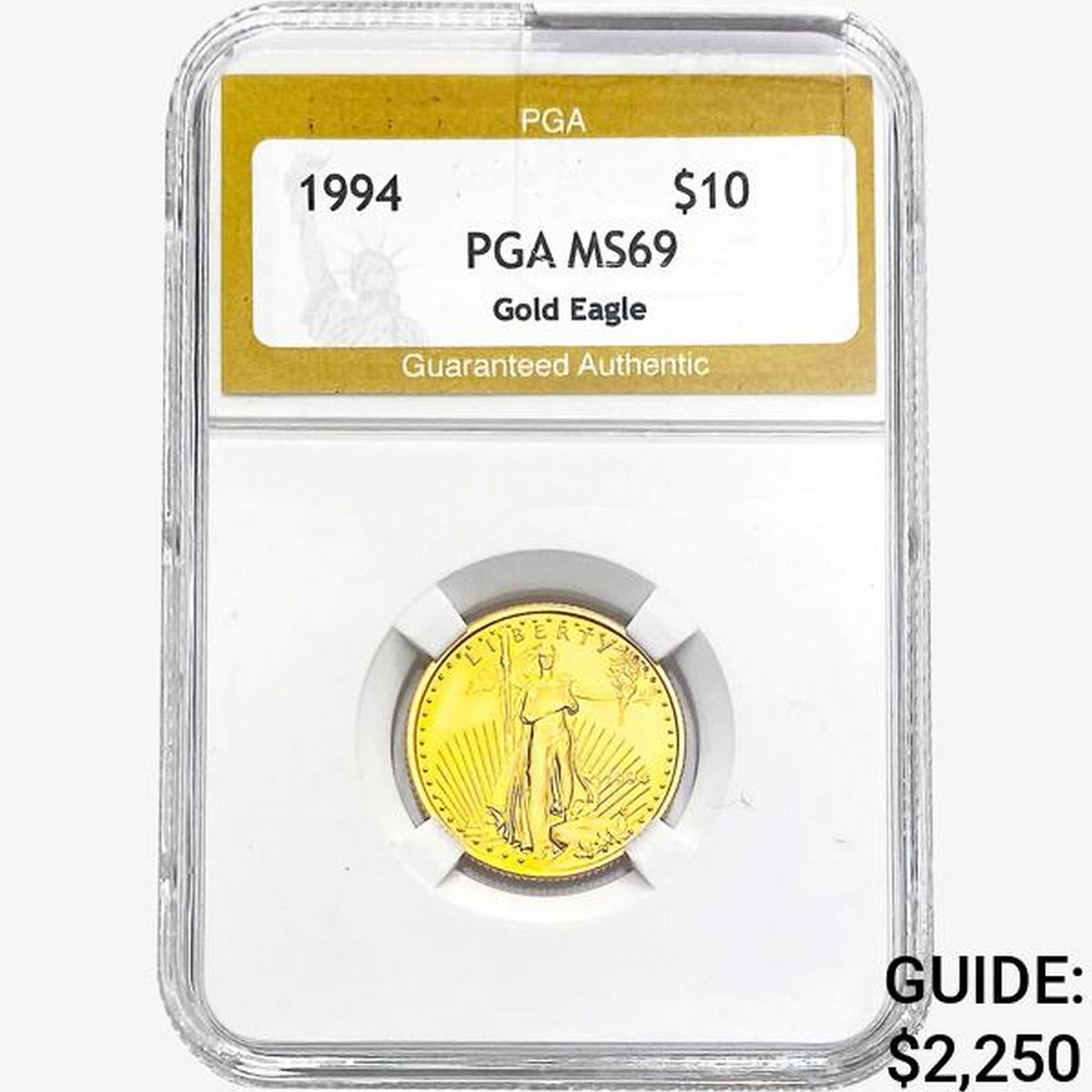 1994 US 1/4oz. Gold $10 Eagle PGA MS69 (1 of 2)