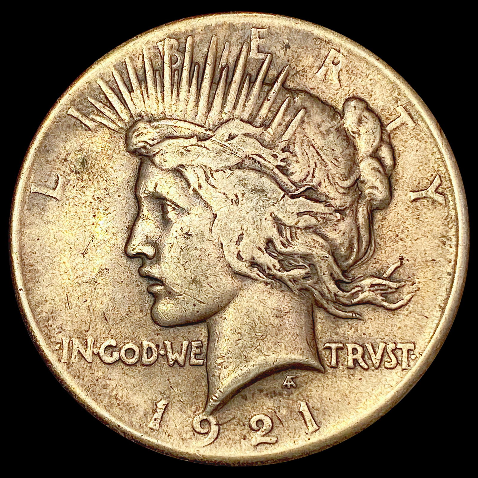 1921 Silver Peace Dollar NICELY CIRCULATED (1 of 2)