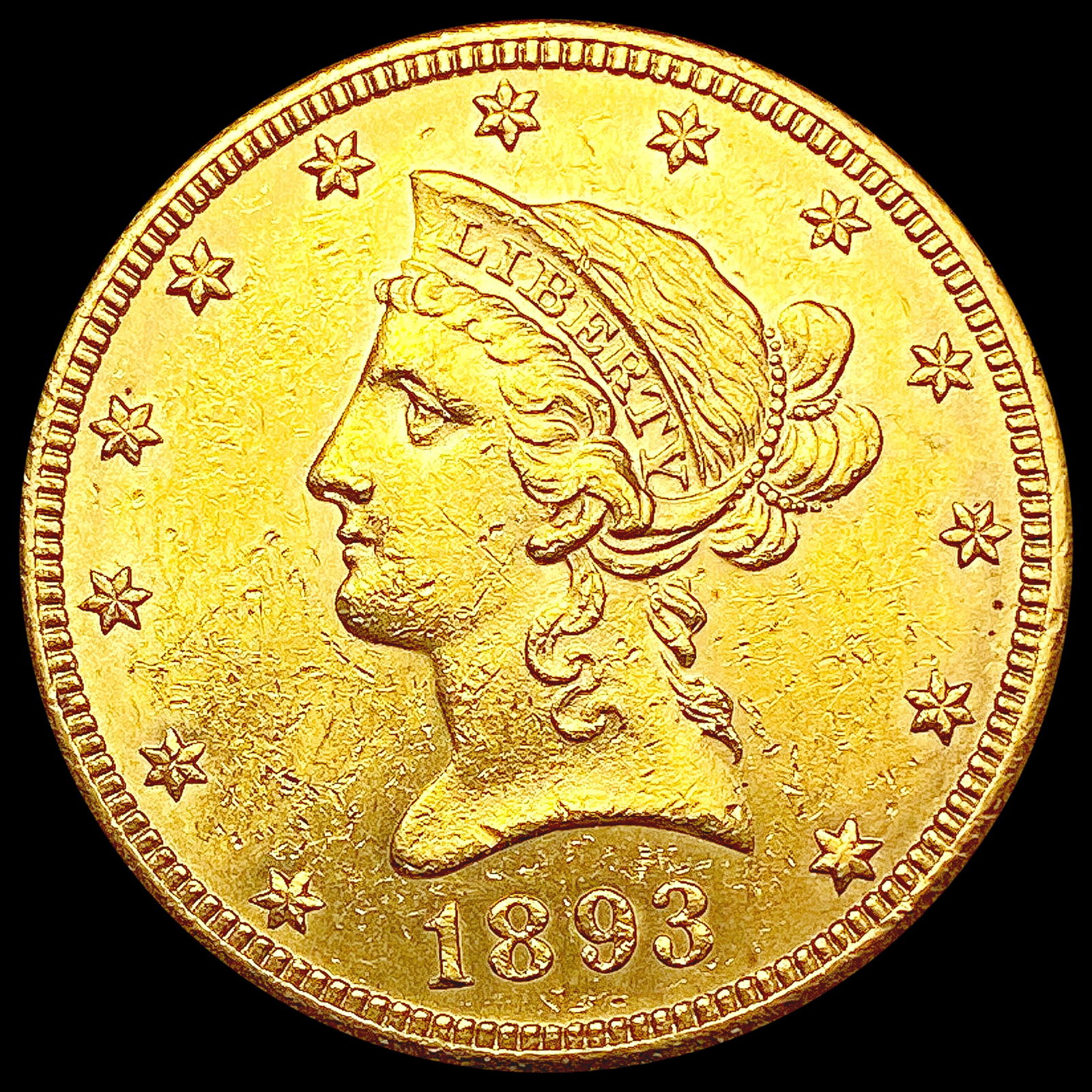 1893-O $10 Gold Eagle UNCIRCULATED (1 of 2)